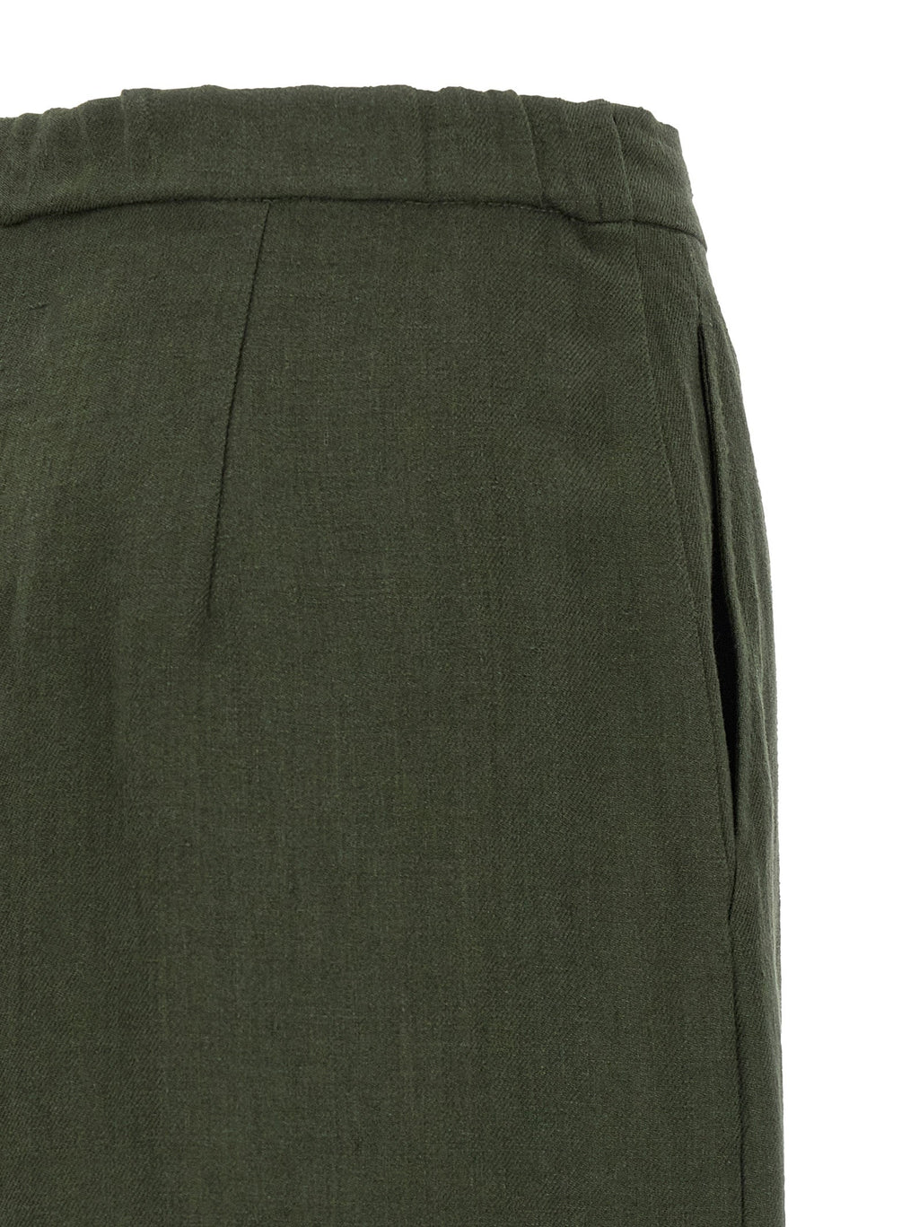 Max Mara Bicolor Linen Casual Pants