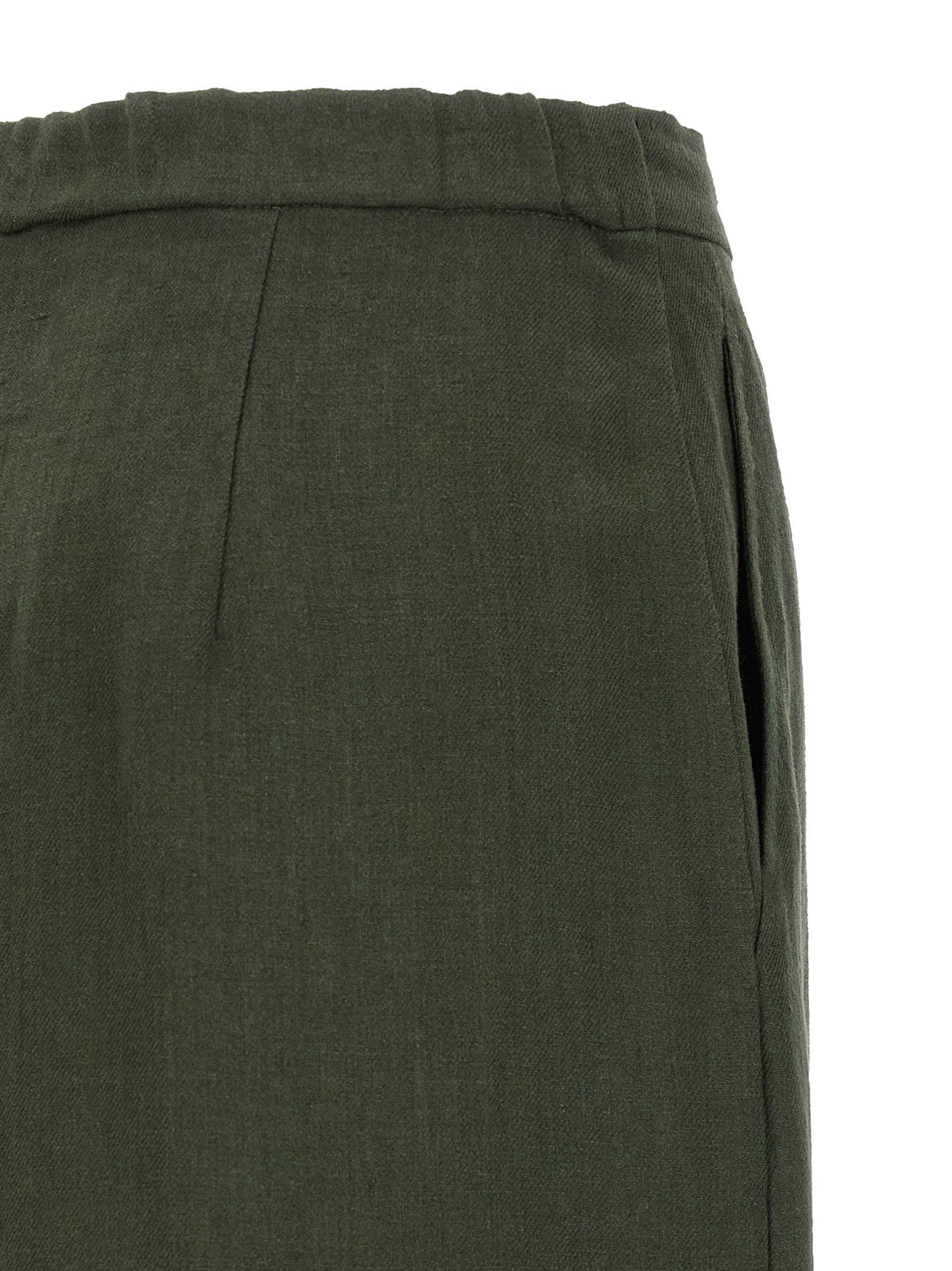 Max Mara Bicolor Linen Casual Pants