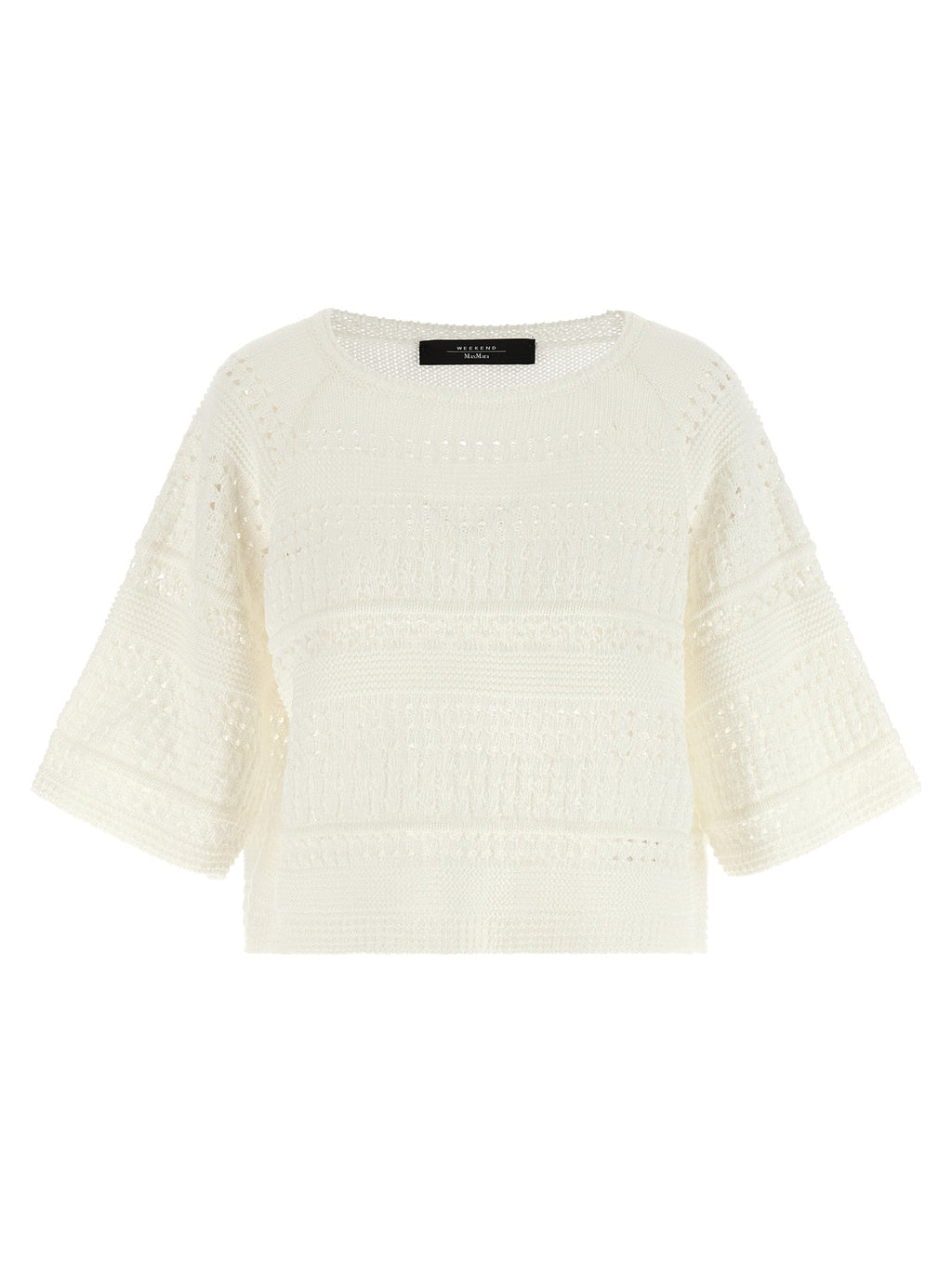 Max Mara White Cotton Cardigan