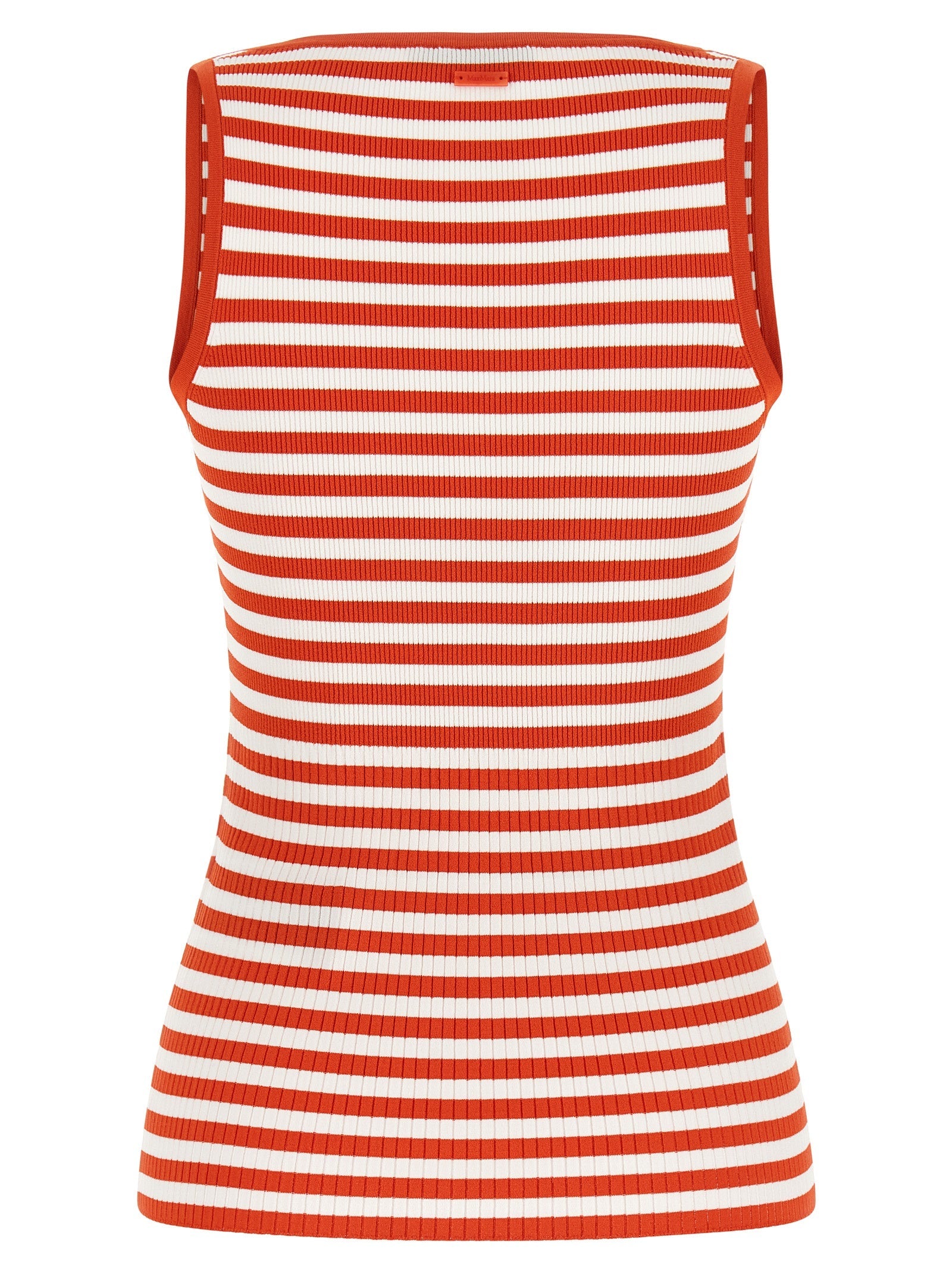 Max Mara Multicolor Viscose Sleeveles T-Shirt