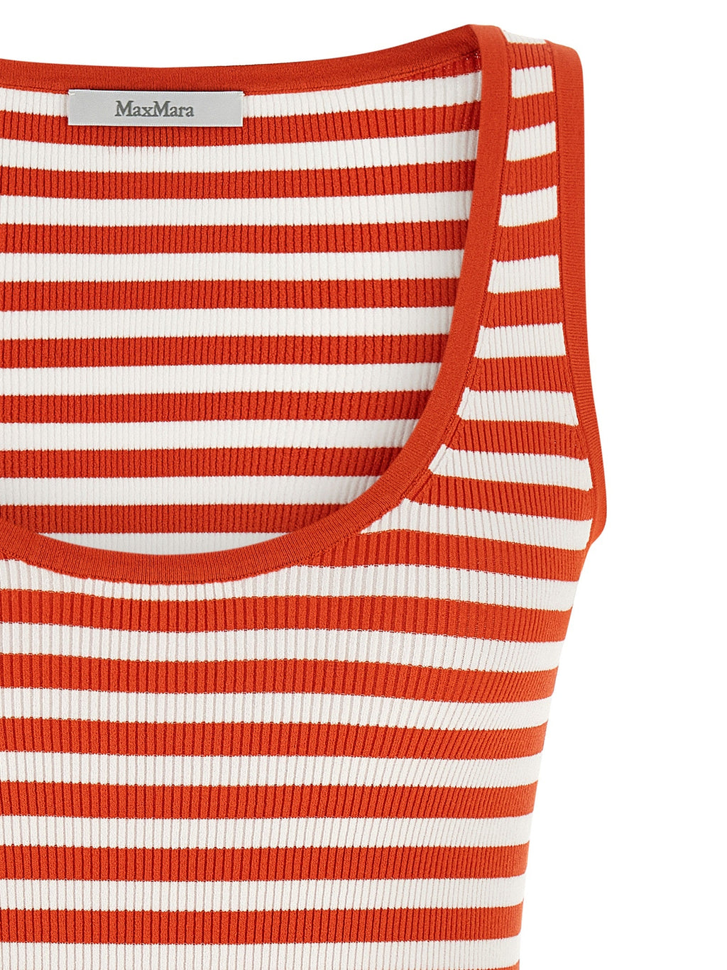 Max Mara Multicolor Viscose Sleeveles T-Shirt