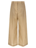 Brunello Cucinelli Beige Cotton Casual Pants