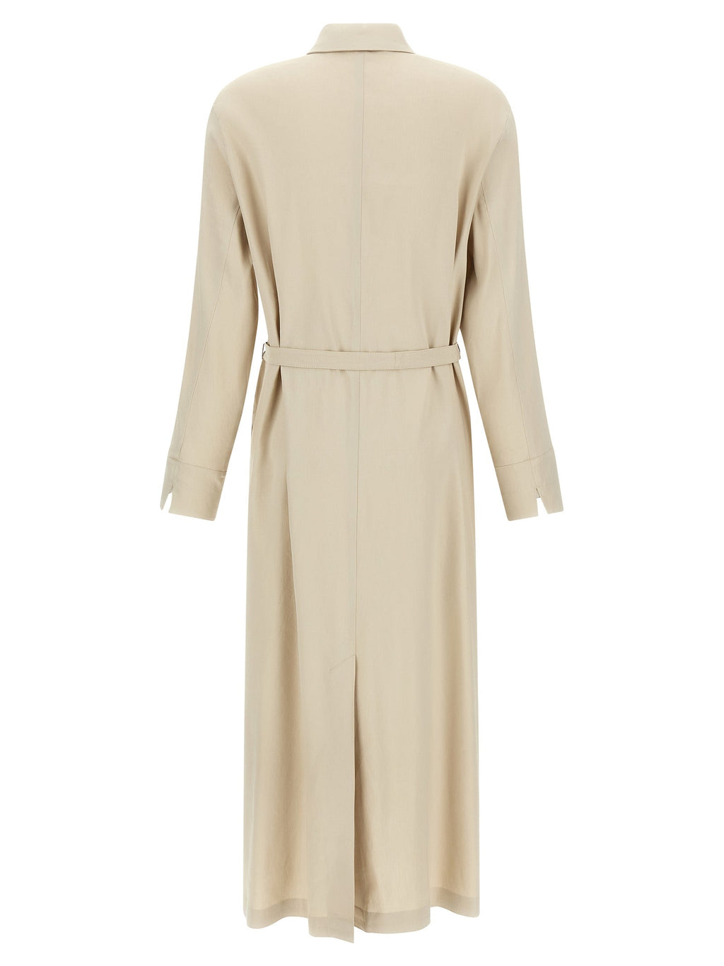 Max Mara Beige Linen Long Dress
