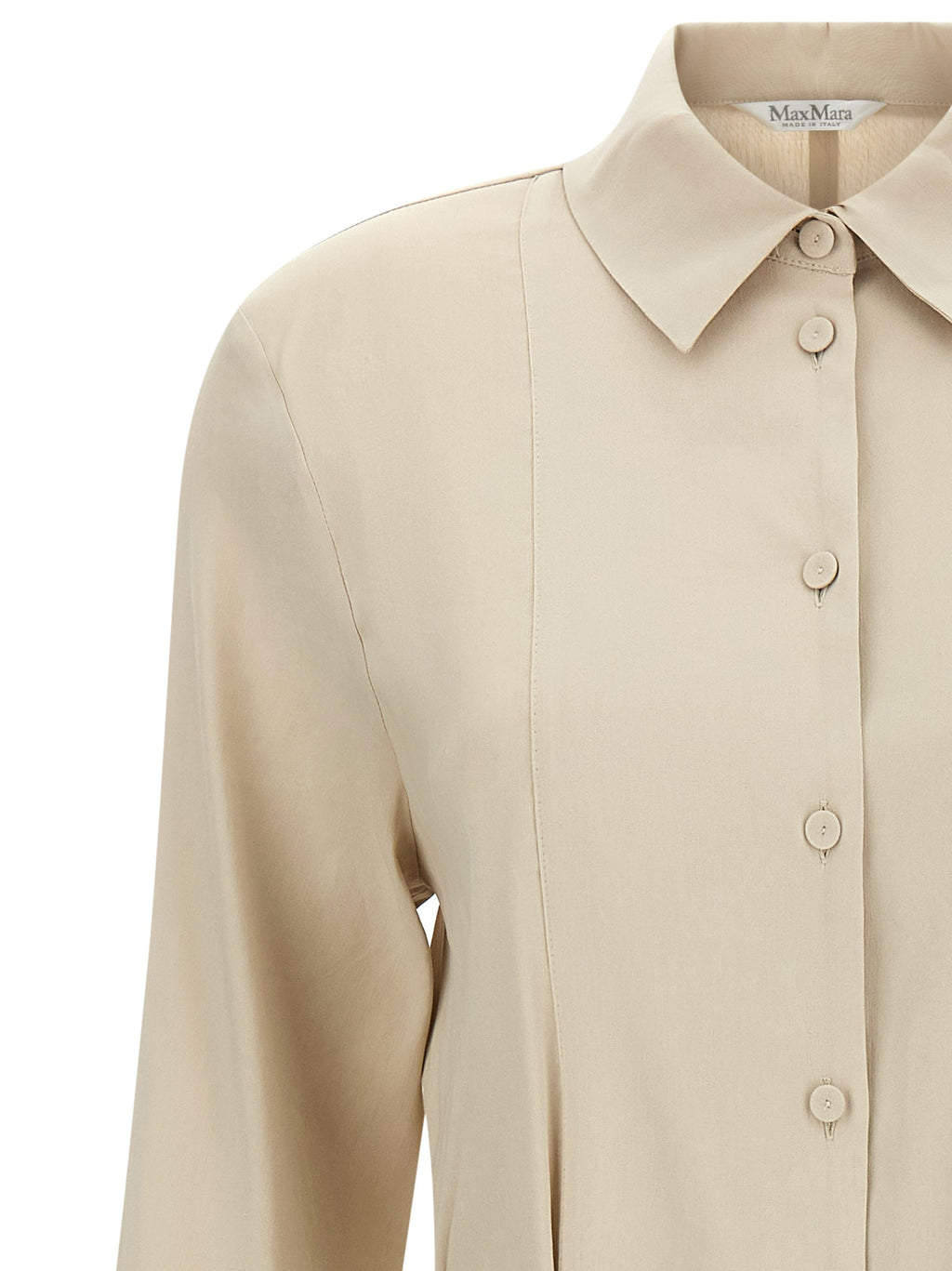 Max Mara Beige Linen Long Dress