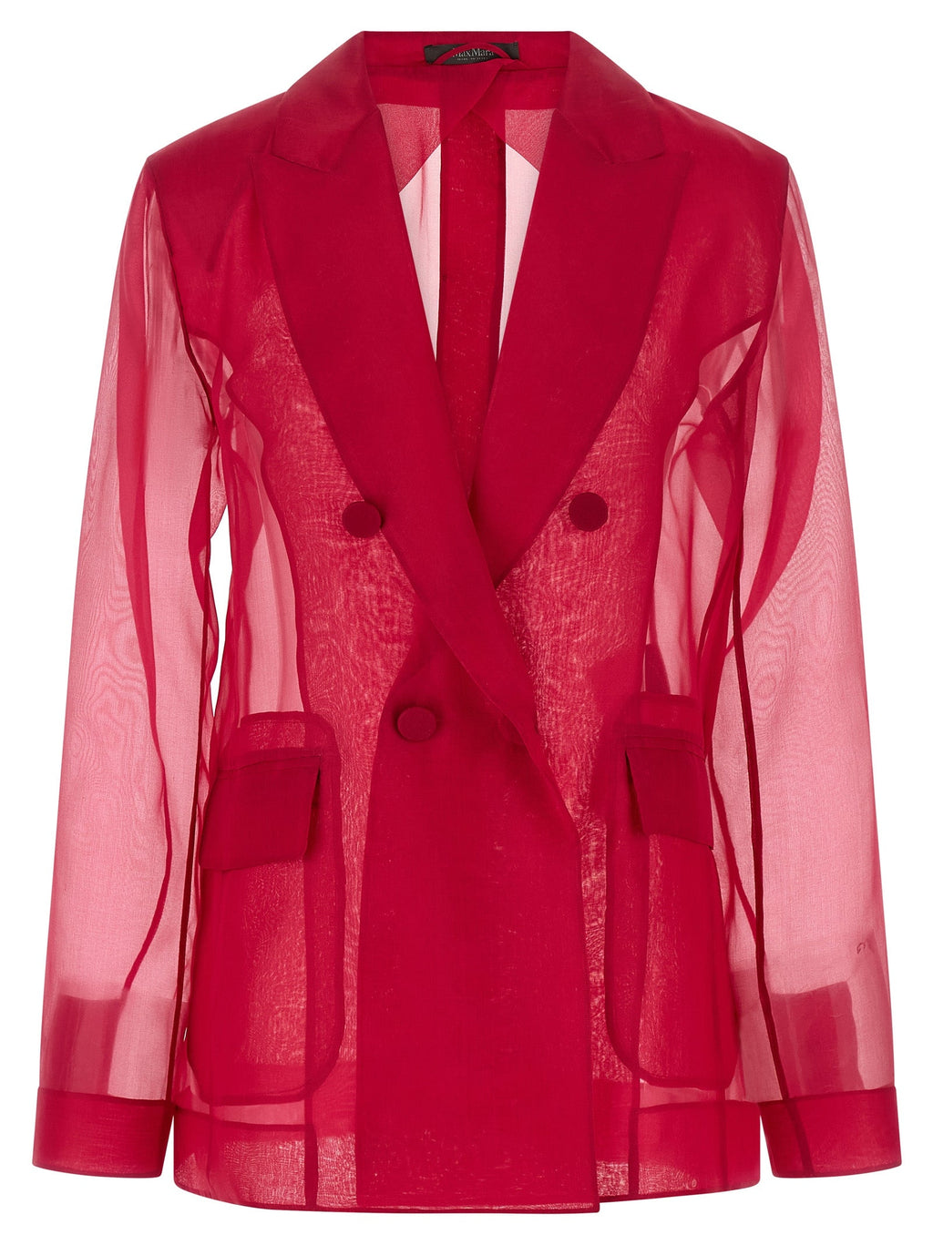 Max Mara Fuchsia Silk Blazer