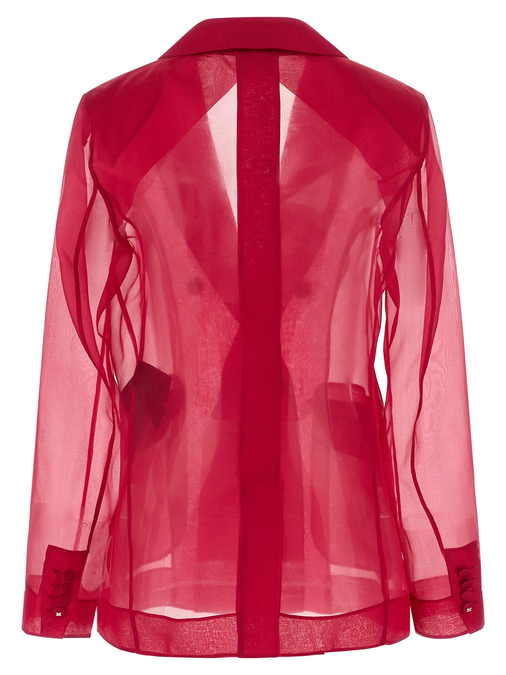 Max Mara Fuchsia Silk Blazer