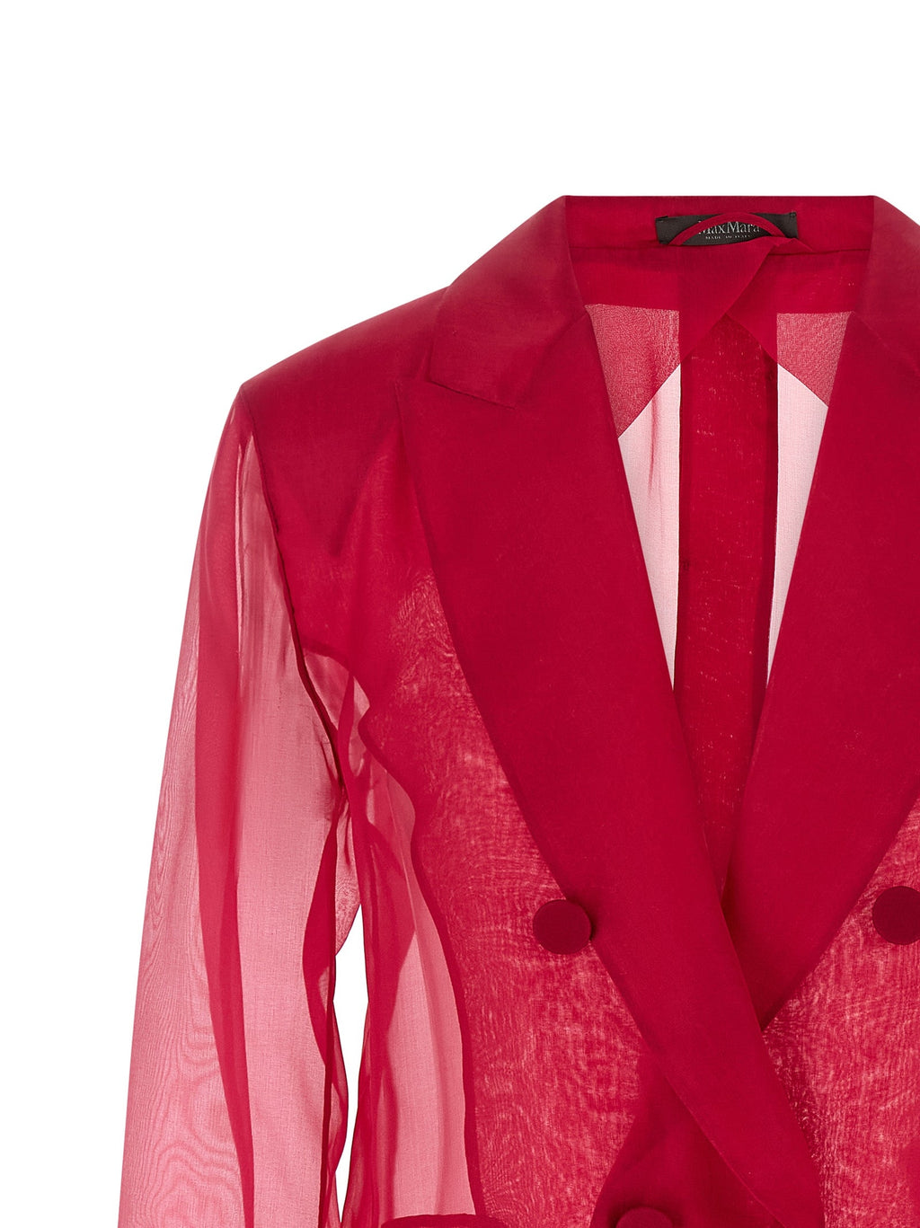 Max Mara Fuchsia Silk Blazer