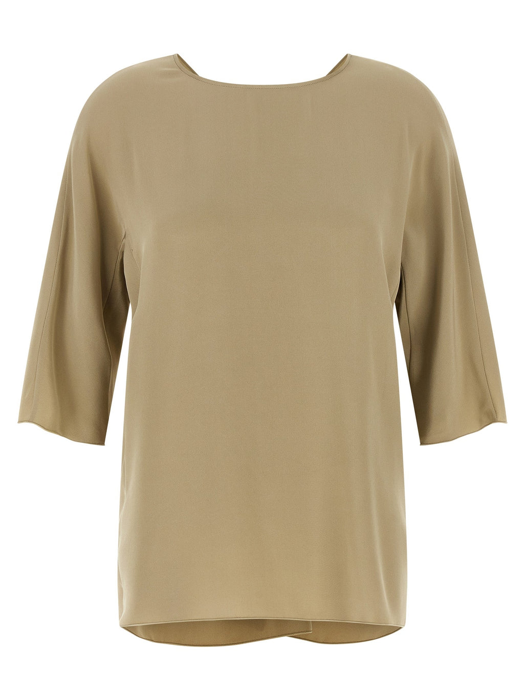 Max Mara Beige Silk Blouse