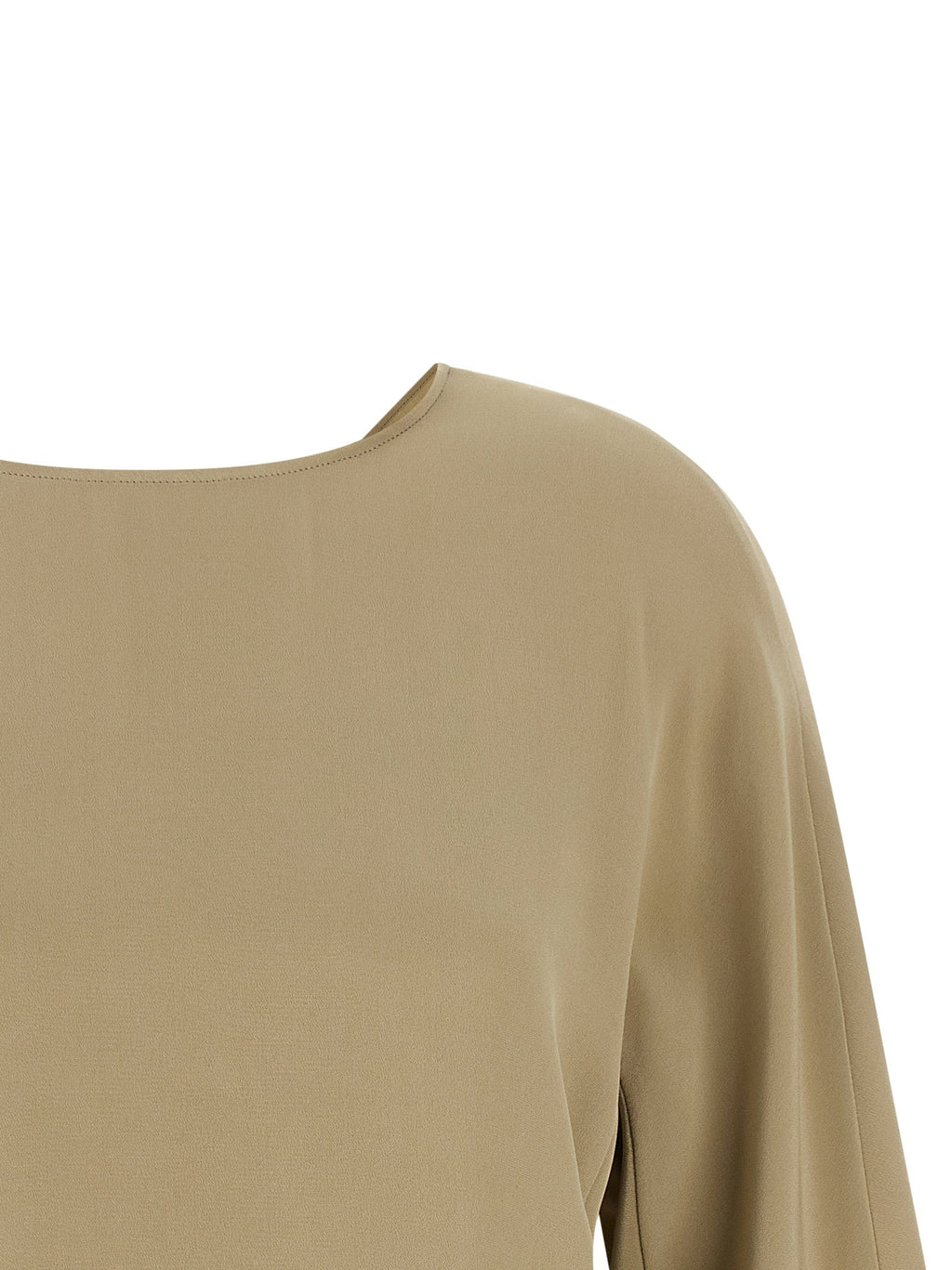 Max Mara Beige Silk Blouse