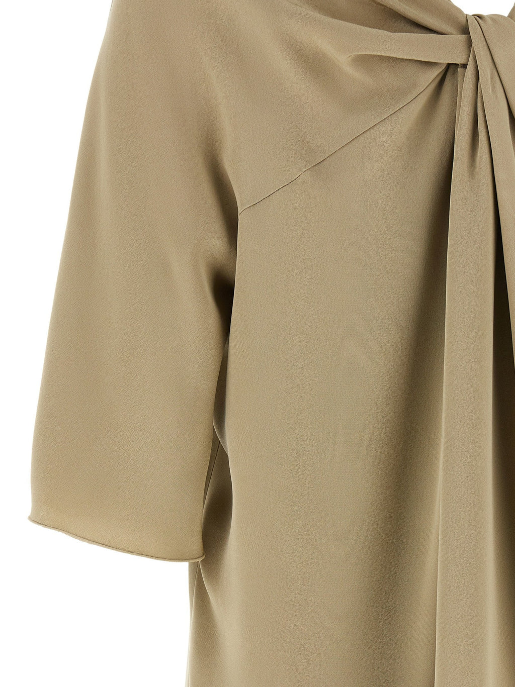 Max Mara Beige Silk Blouse