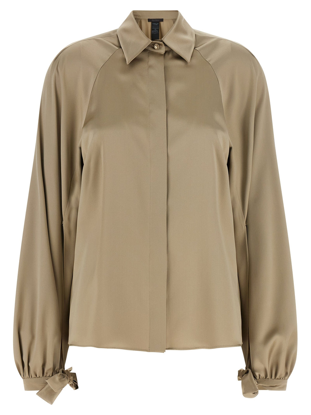Max Mara Beige Silk Blouse