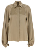 Max Mara Beige Silk Blouse