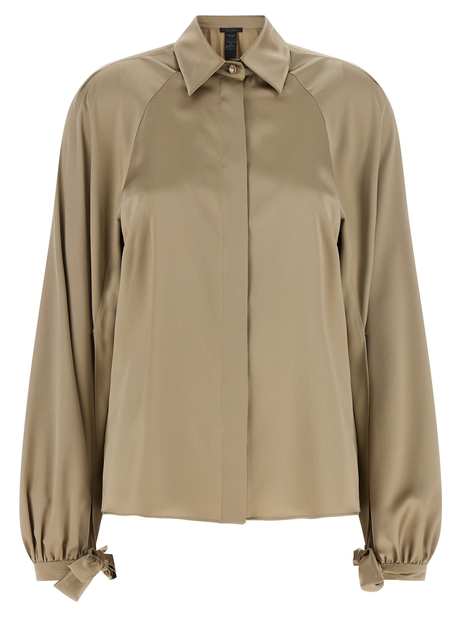 Max Mara Beige Silk Blouse
