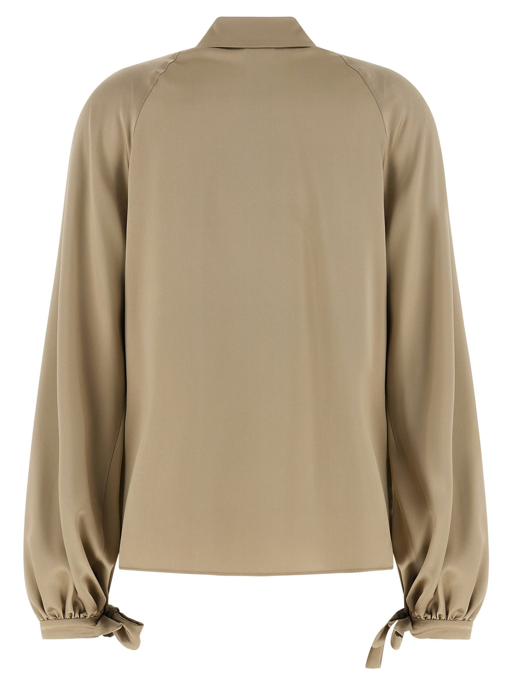 Max Mara Beige Silk Blouse