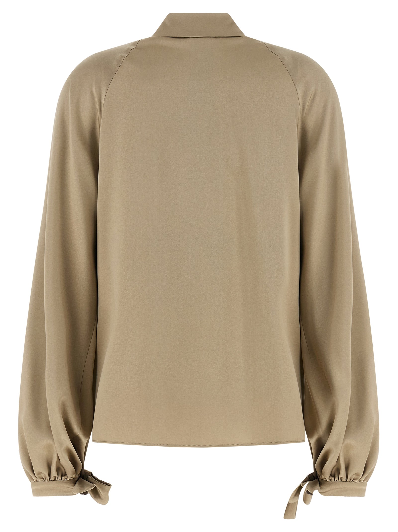 Max Mara Beige Silk Blouse