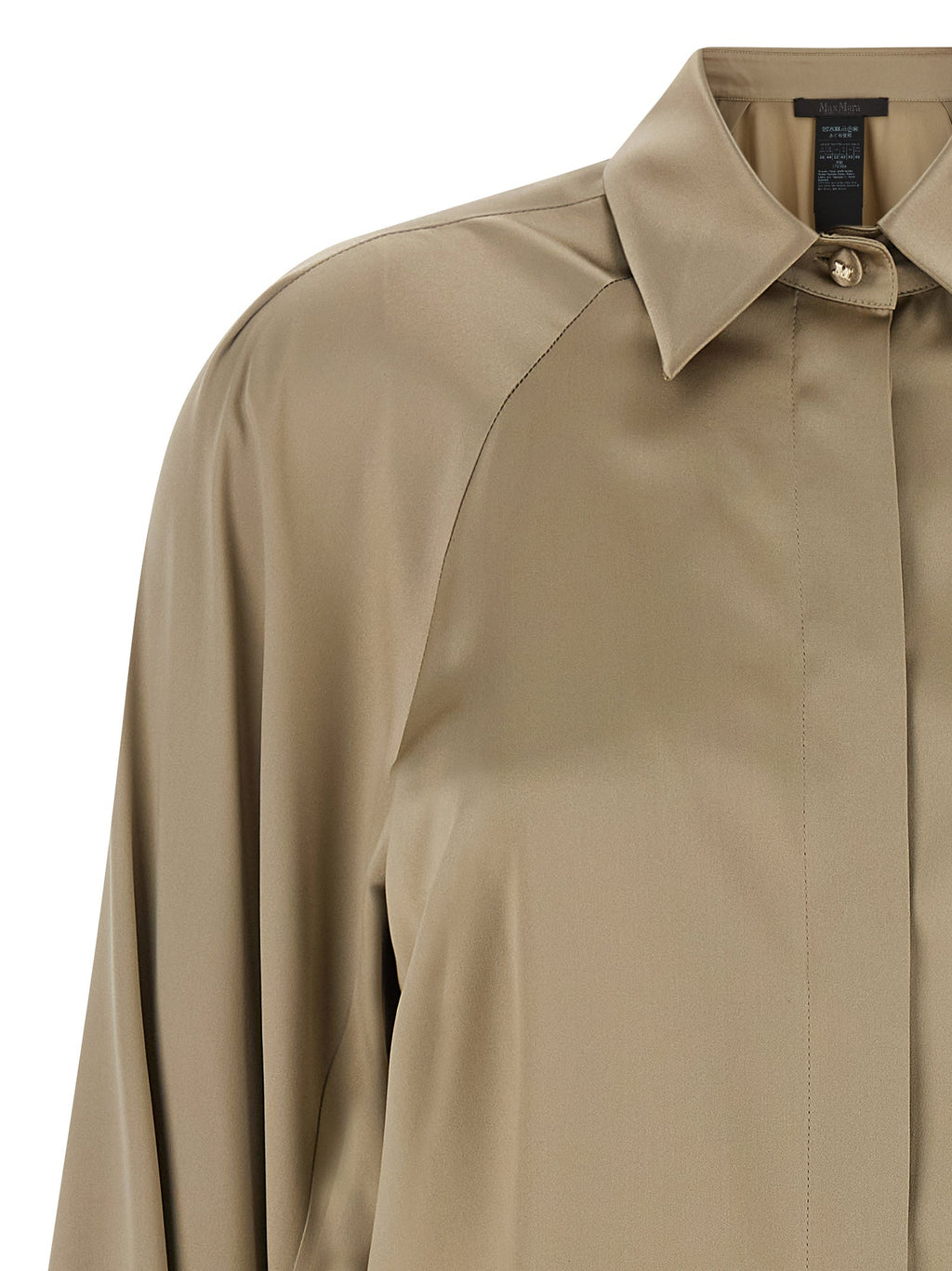 Max Mara Beige Silk Blouse