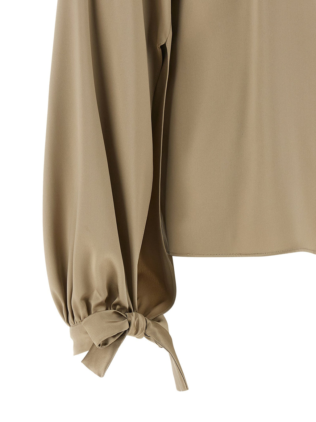 Max Mara Beige Silk Blouse