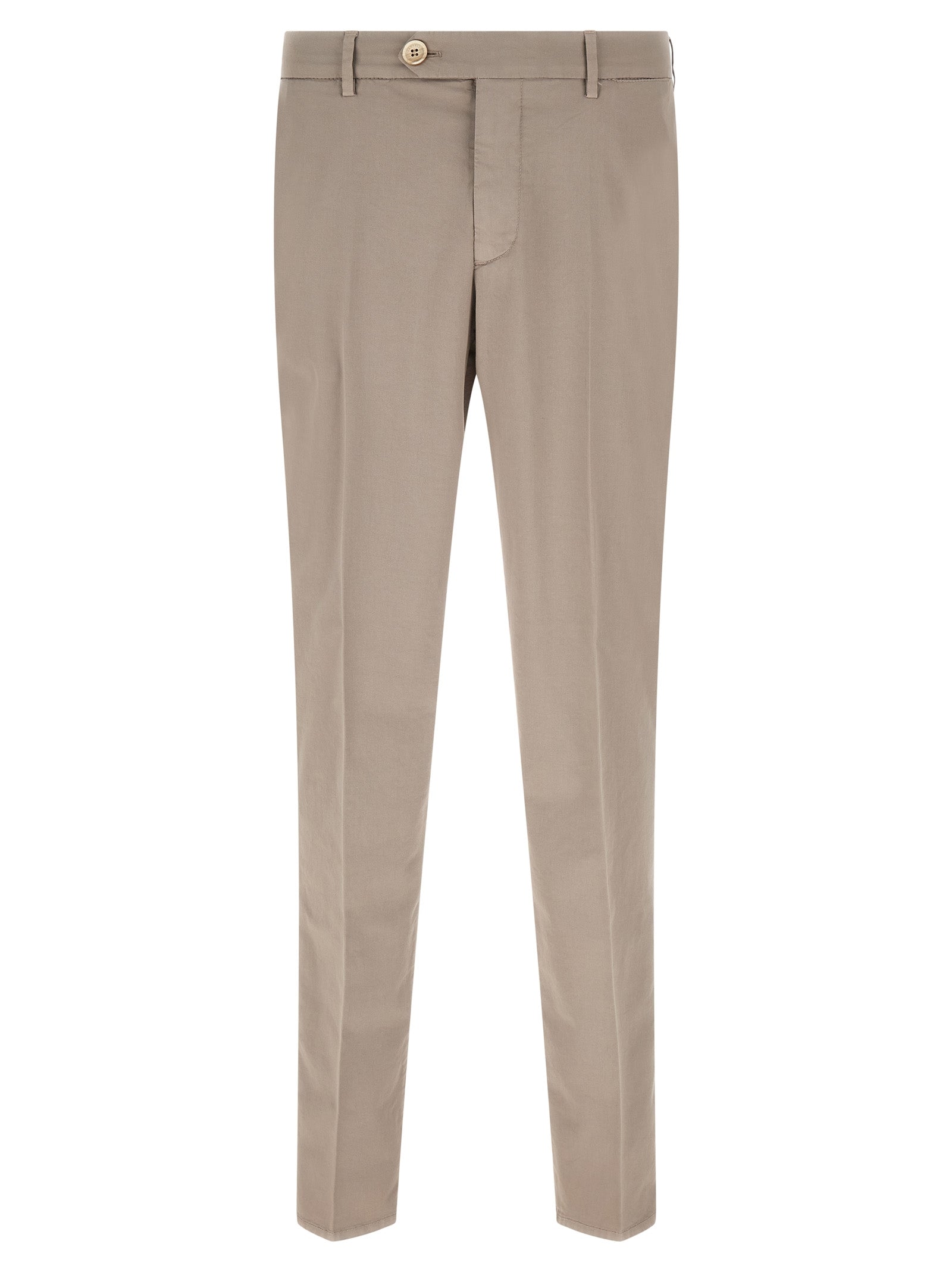 Brunello Cucinelli Beige Cotton Casual Pants