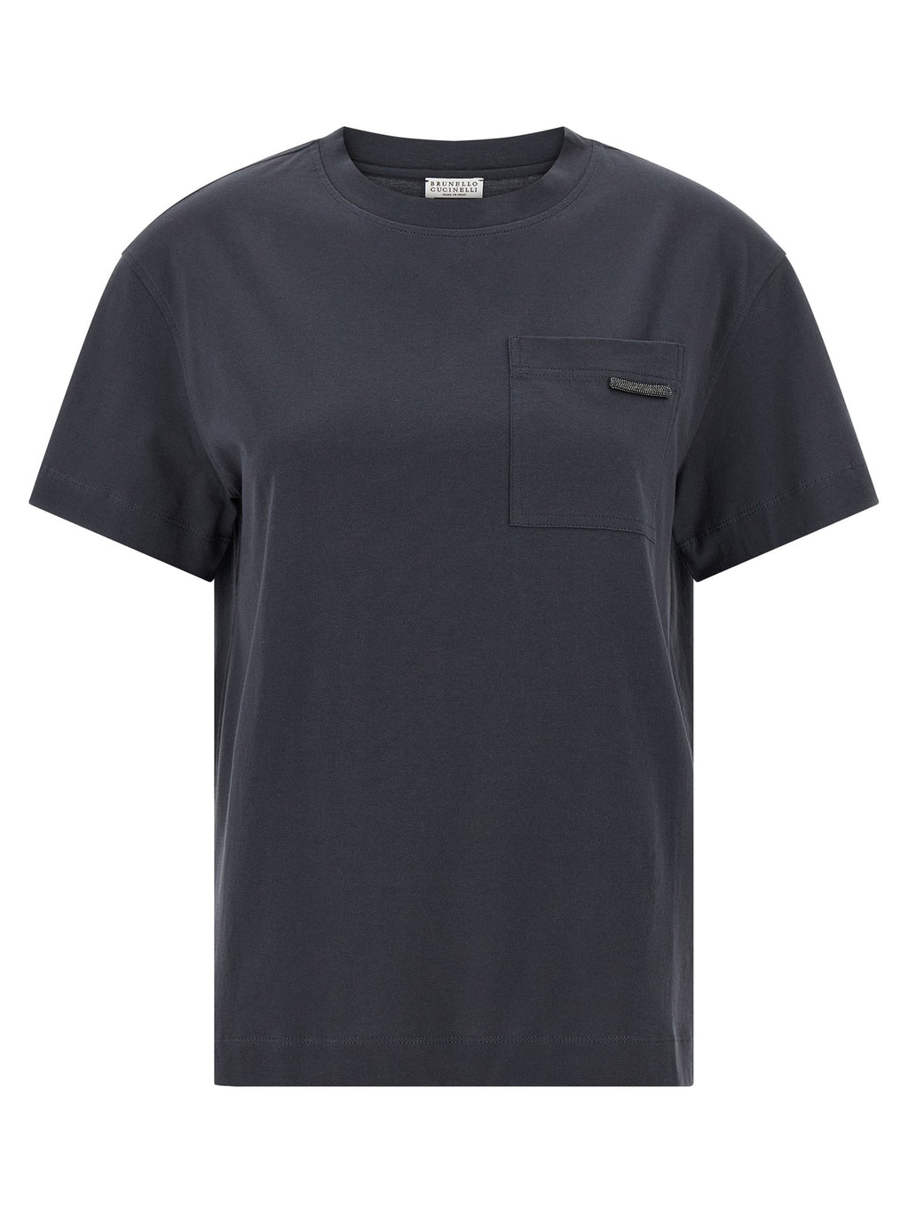 Brunello Cucinelli Blue Cotton T-Shirt