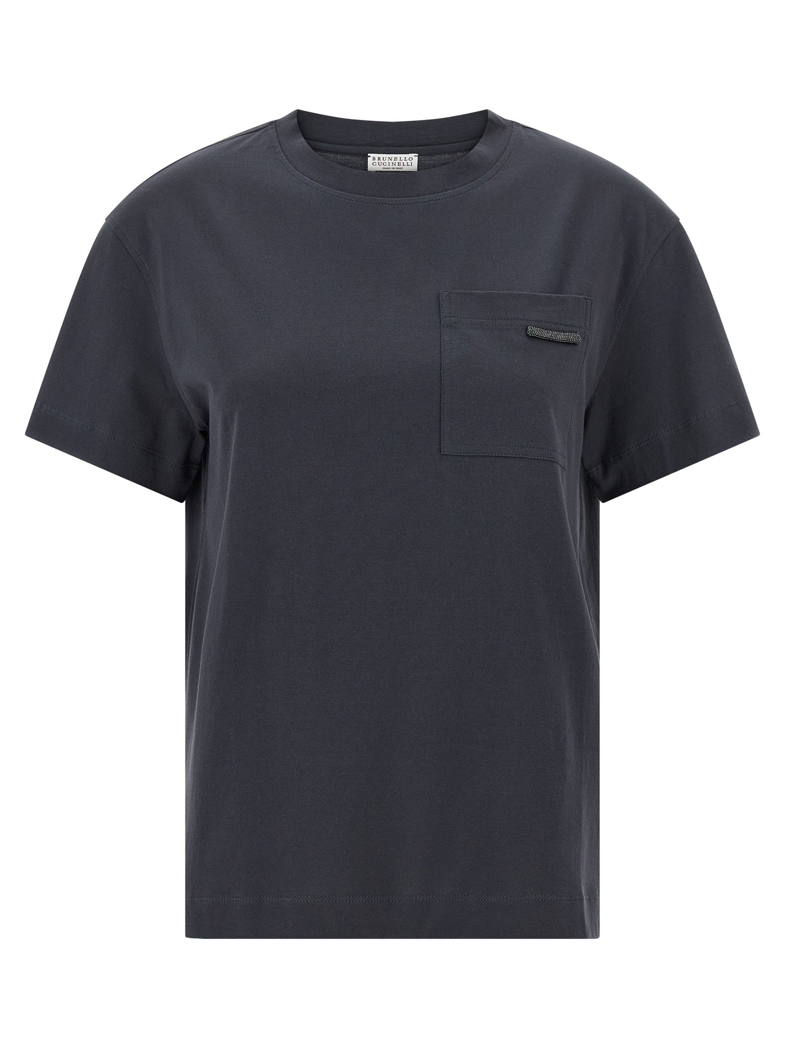 Brunello Cucinelli Blue Cotton T-Shirt