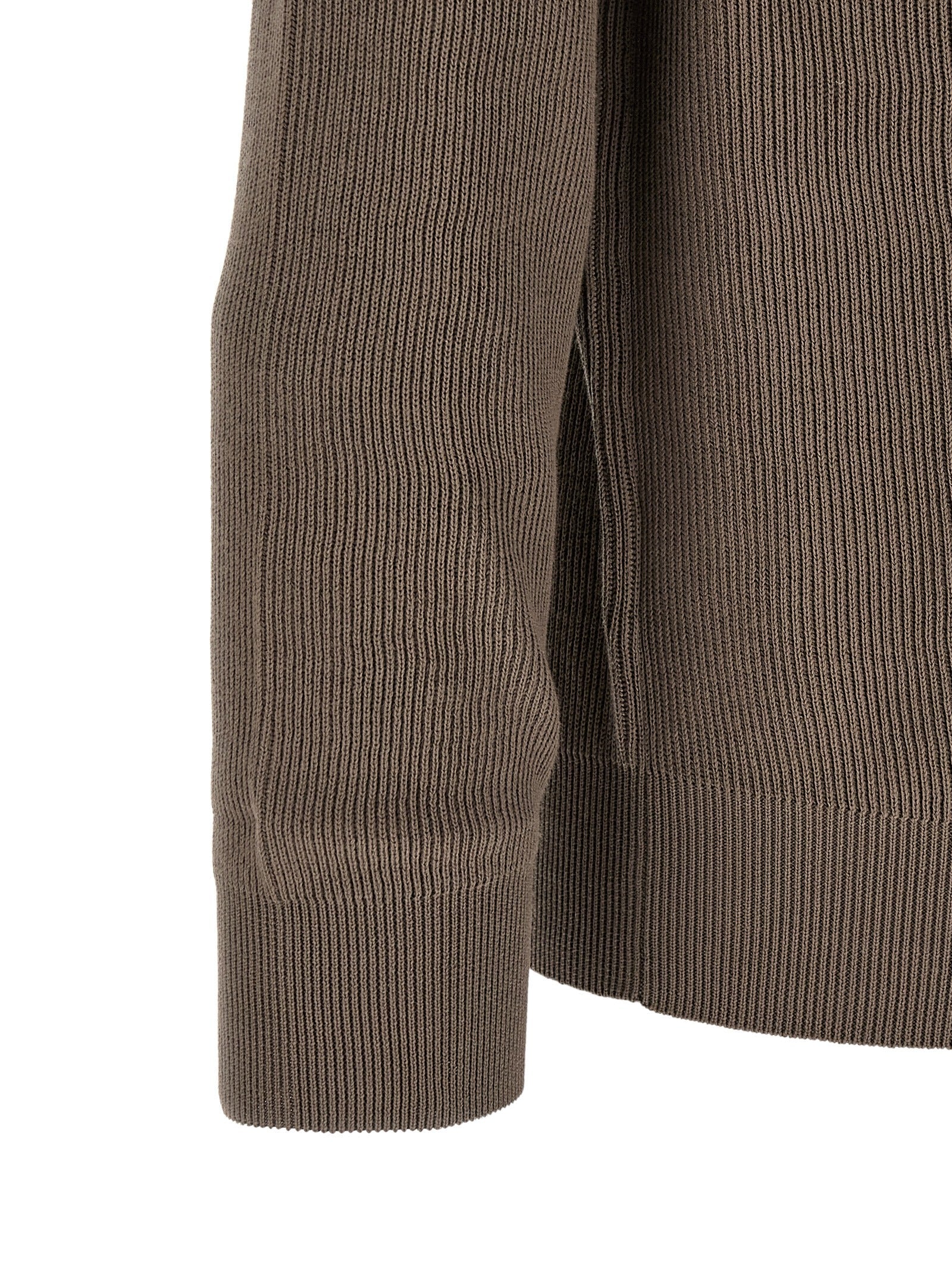 Brunello Cucinelli Brown Cotton Polo Shirt