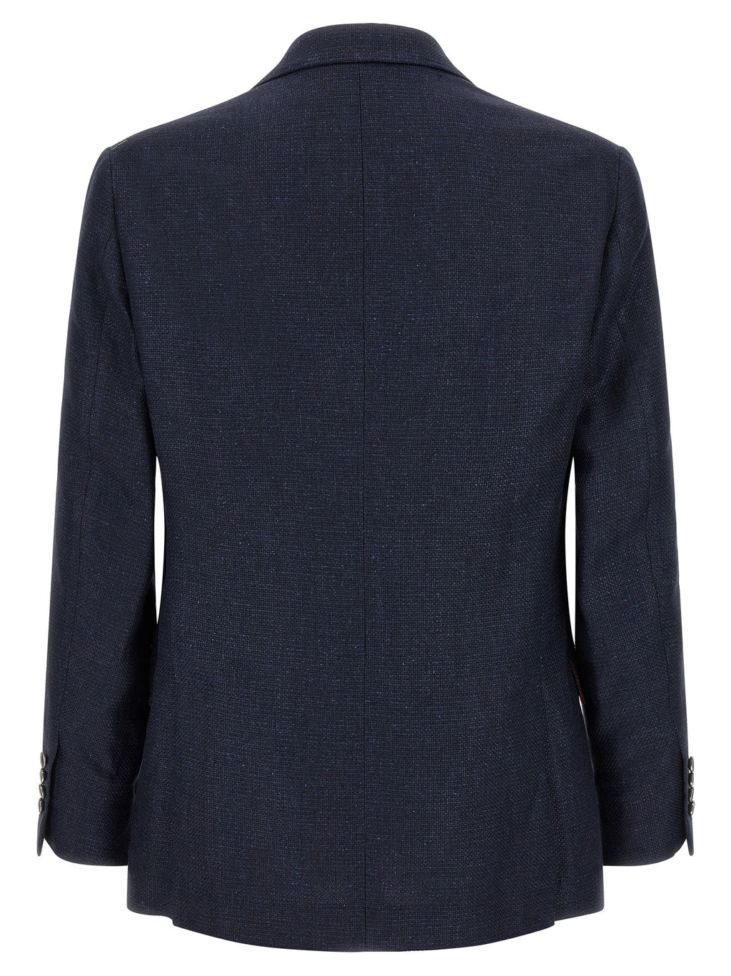 Brunello Cucinelli Blue Silk Two-Piece Suit