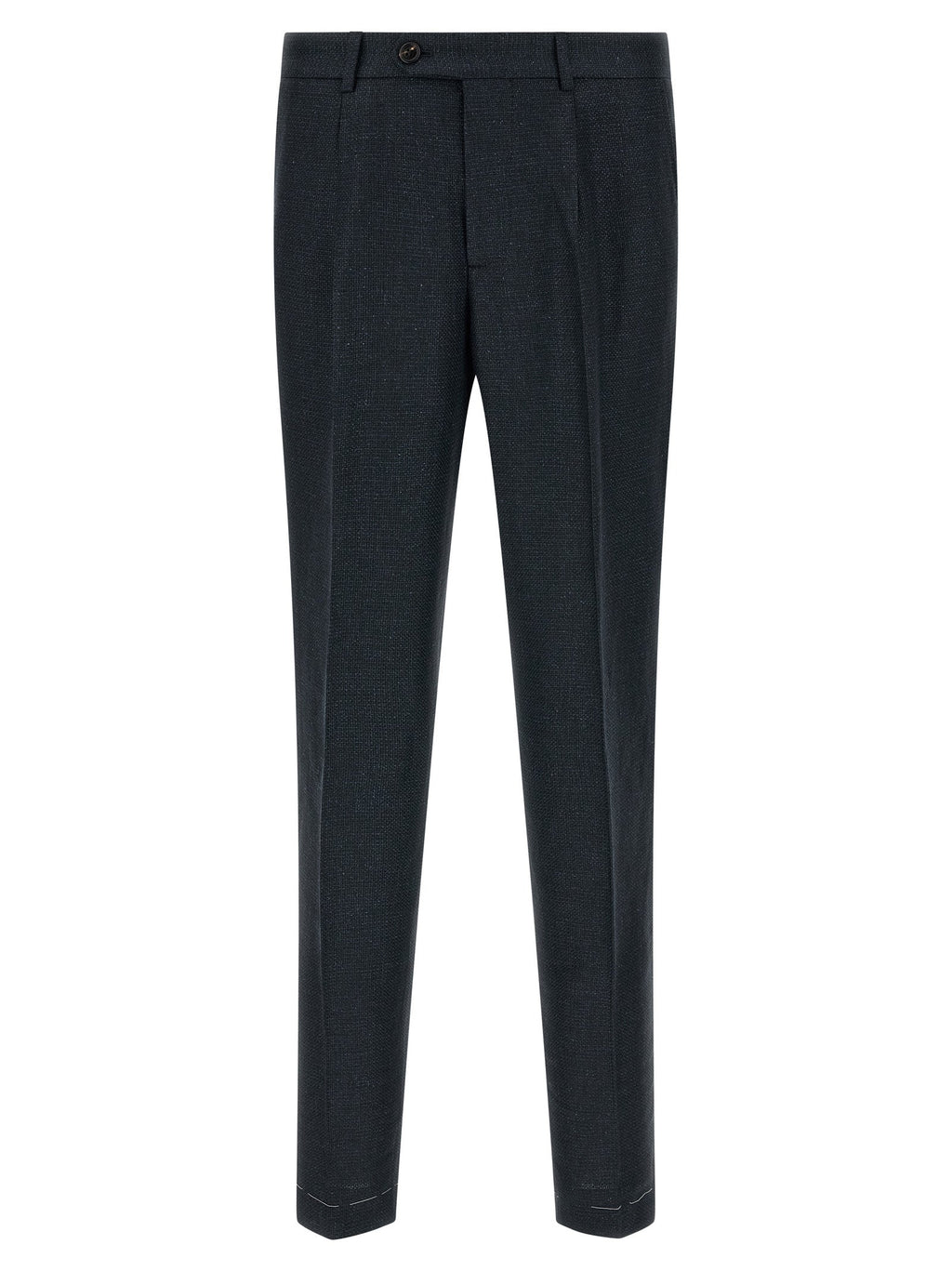Brunello Cucinelli Blue Silk Two-Piece Suit