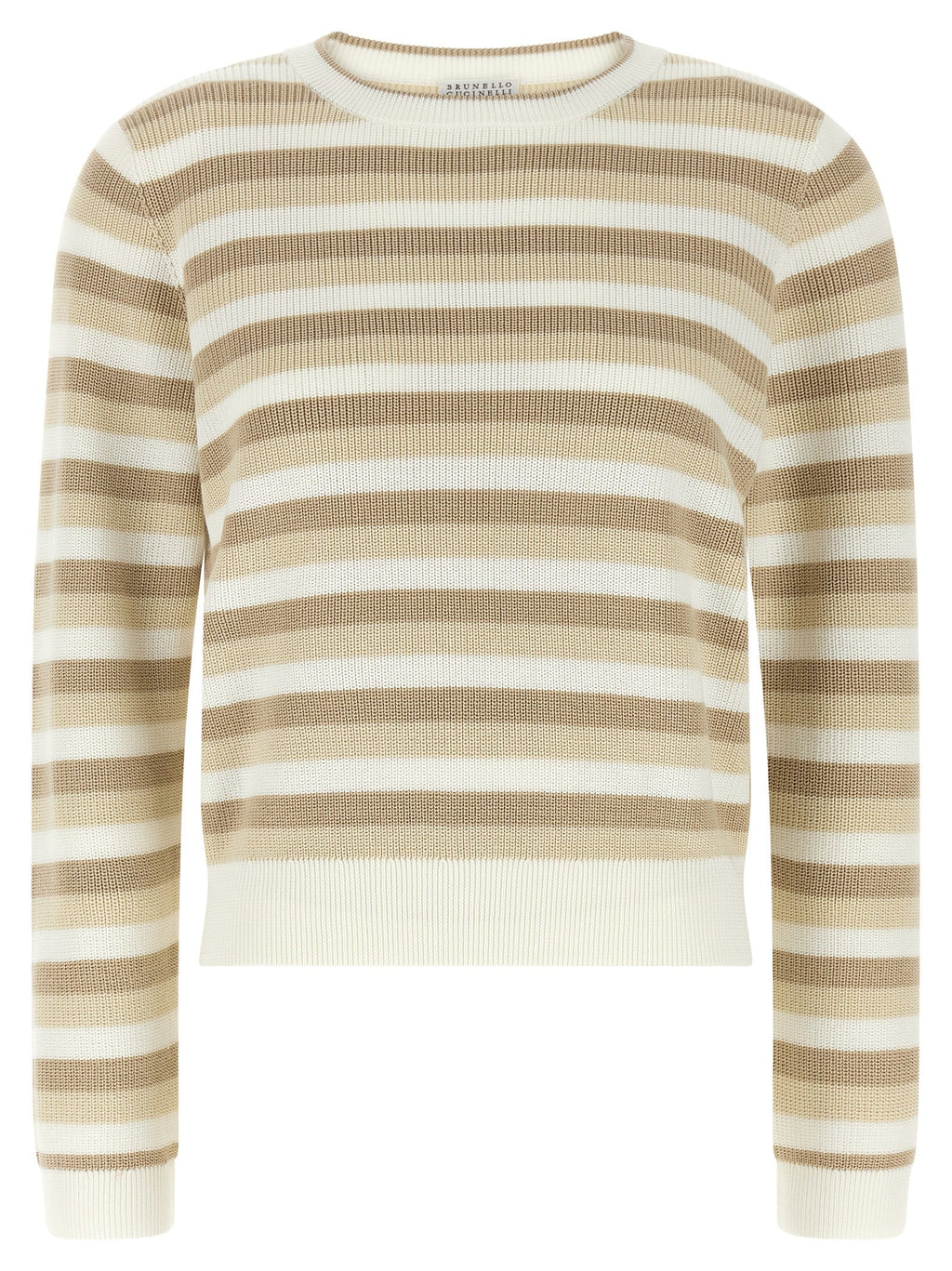 Brunello Cucinelli Beige Cotton Cardigan