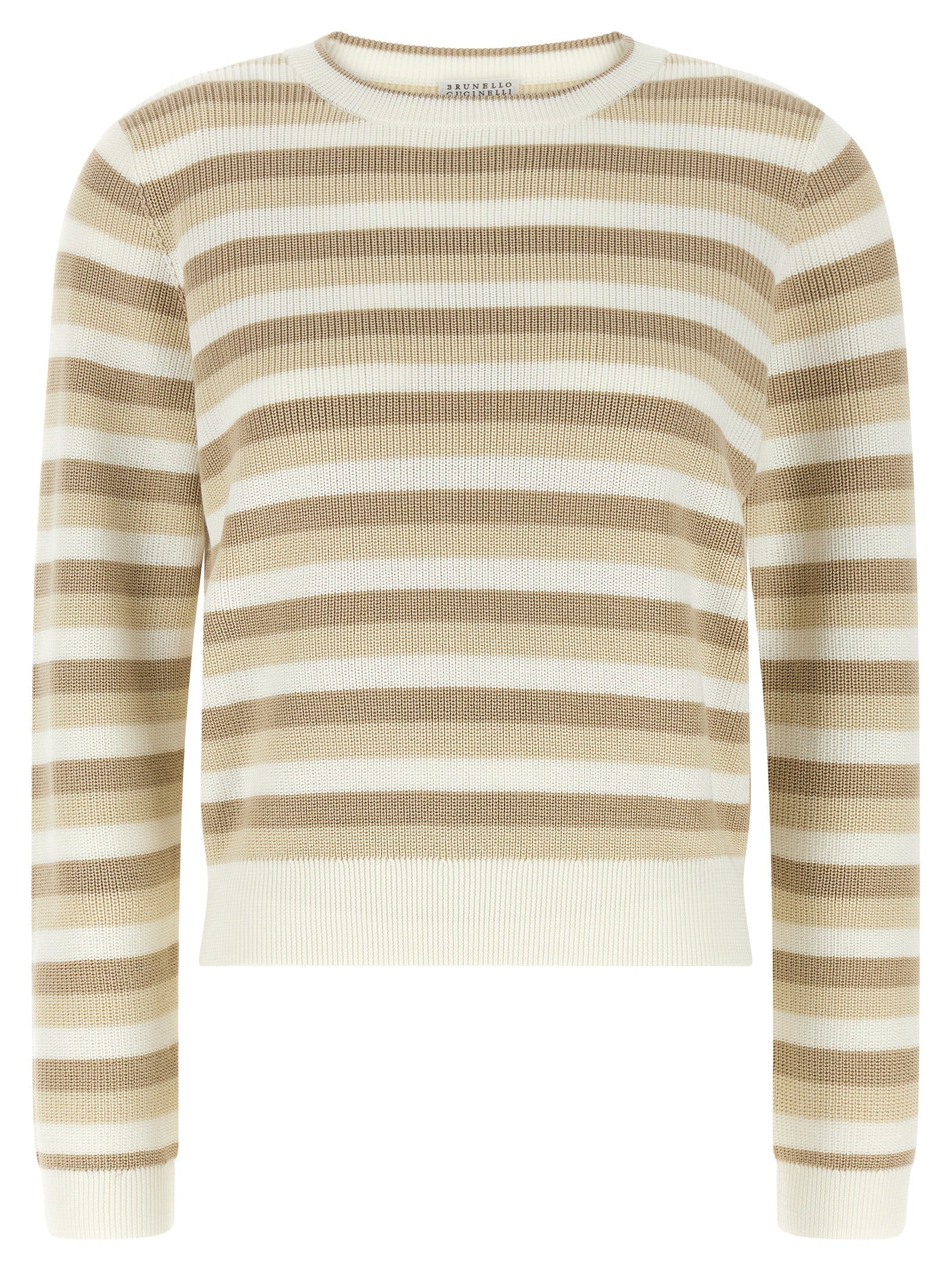Brunello Cucinelli Beige Cotton Cardigan