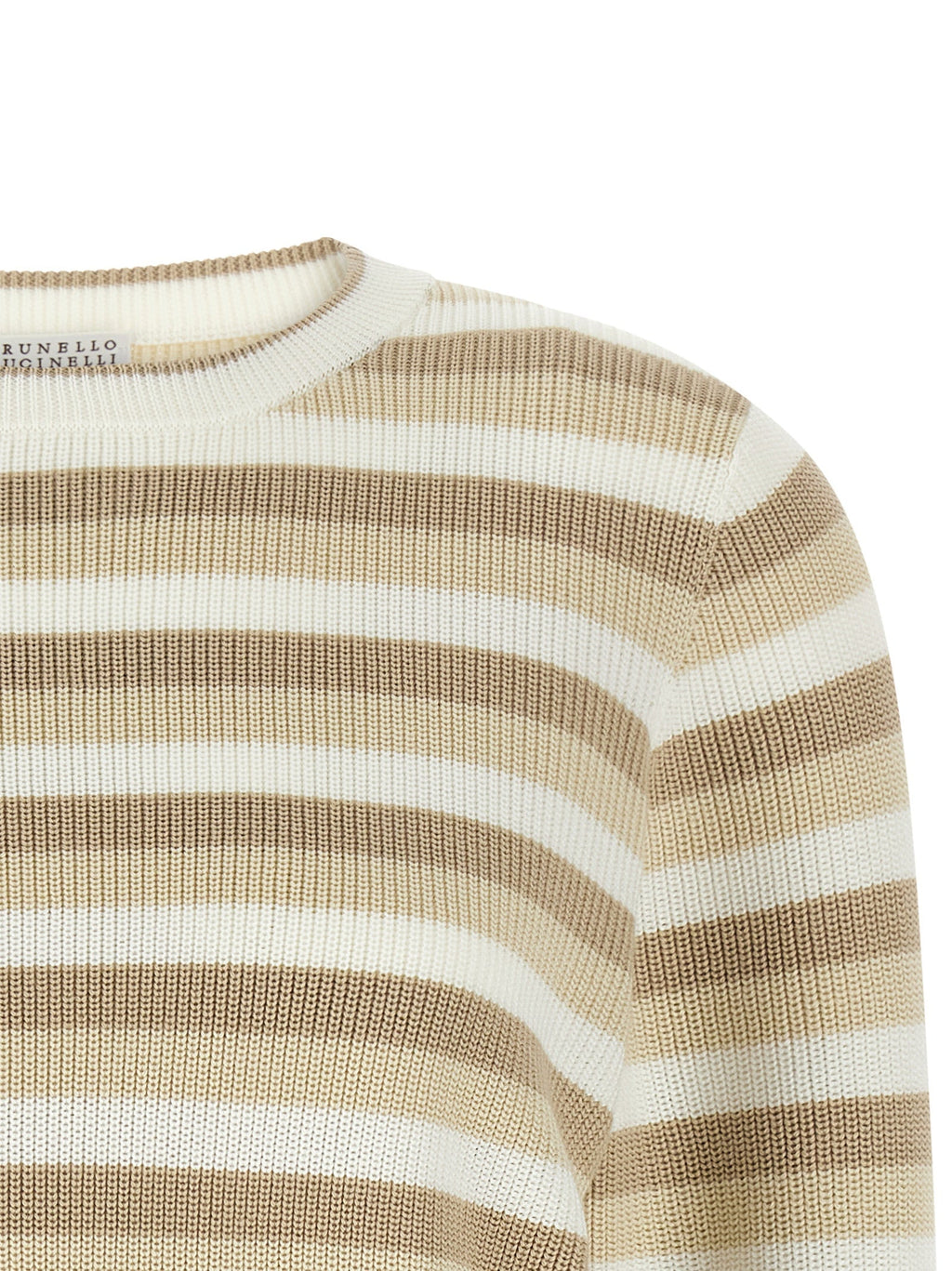 Brunello Cucinelli Beige Cotton Cardigan