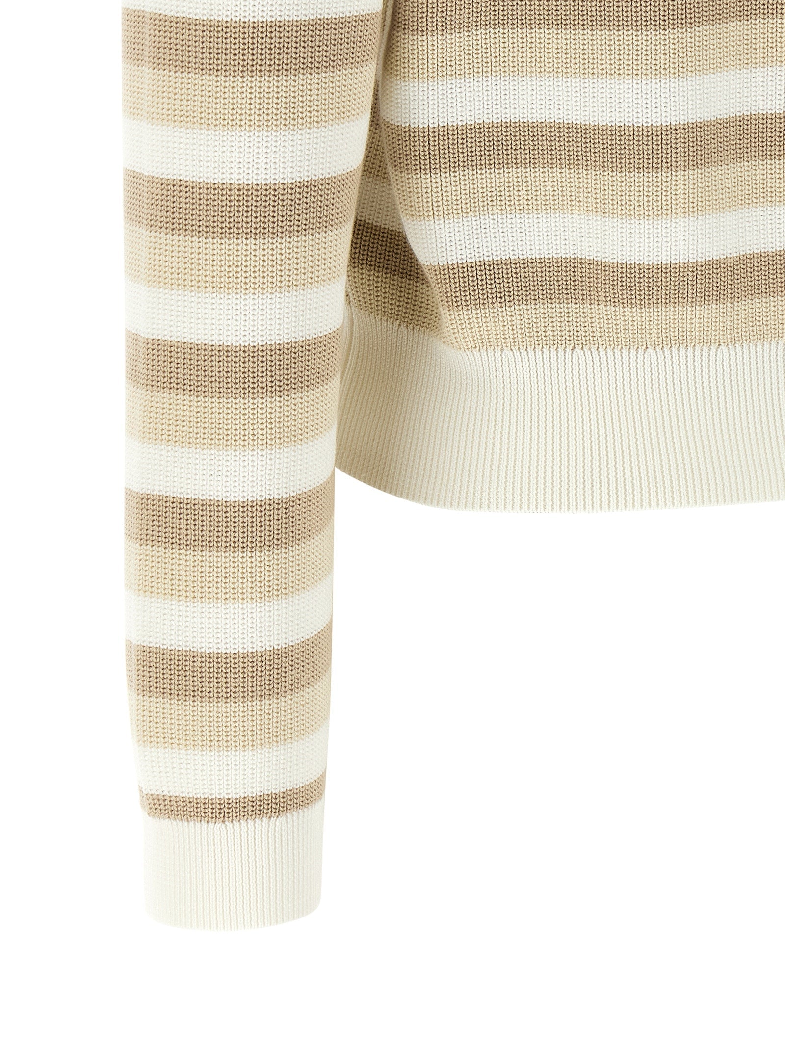 Brunello Cucinelli Beige Cotton Cardigan