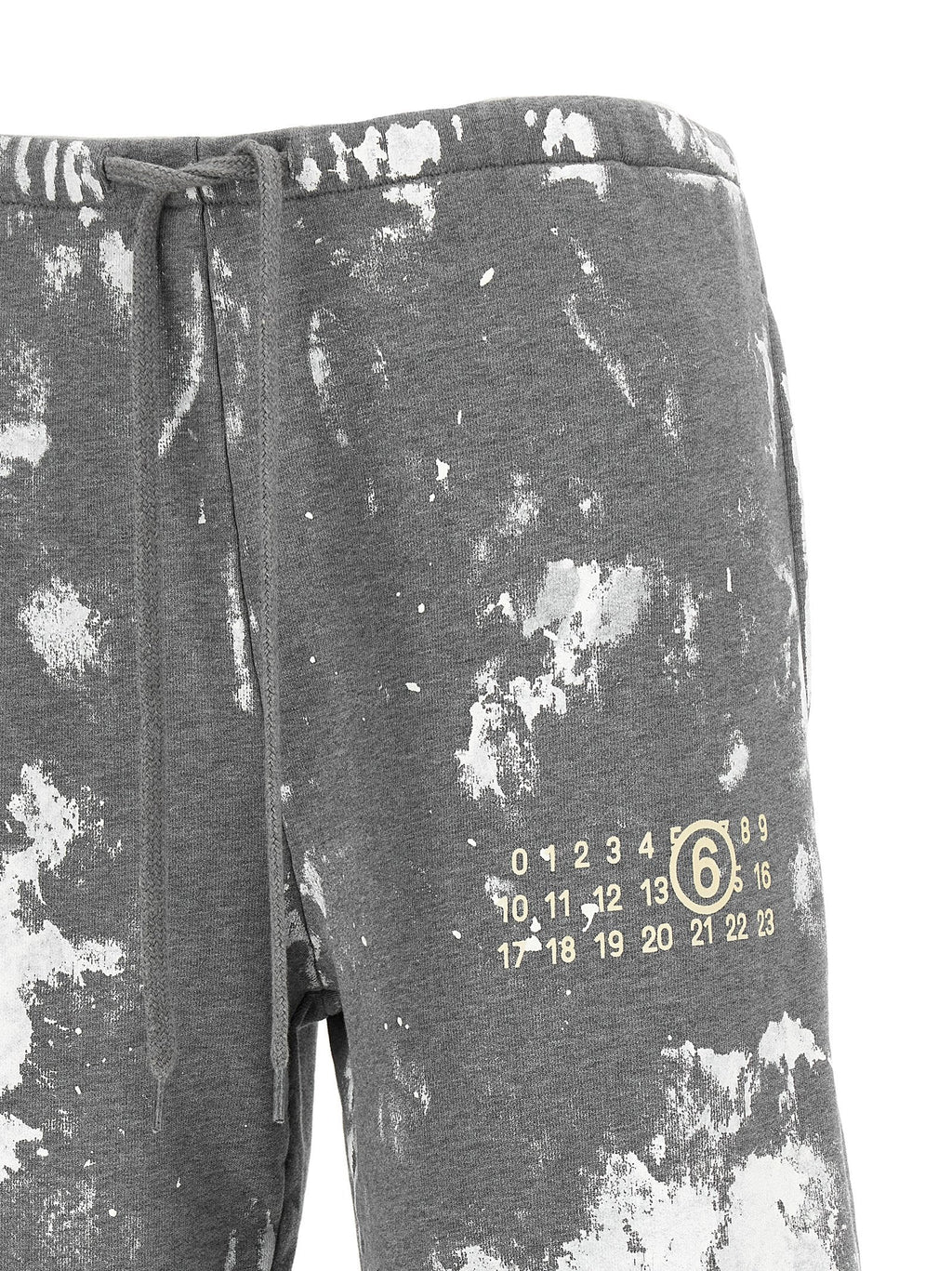MM6 Maison Margiela Gray Cotton Joggers (Workout Pants)