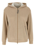 Brunello Cucinelli Beige Cotton Cardigan