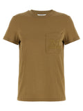 Max Mara Brown Cotton T-Shirt