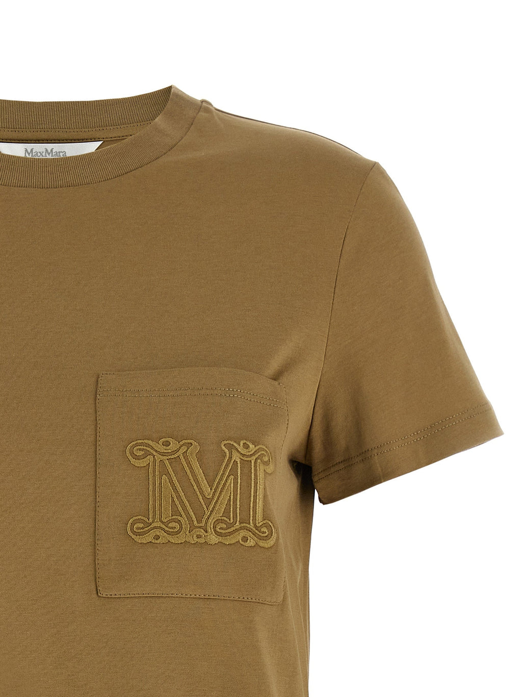 Max Mara Brown Cotton T-Shirt