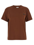 Brunello Cucinelli Brown Cotton T-Shirt