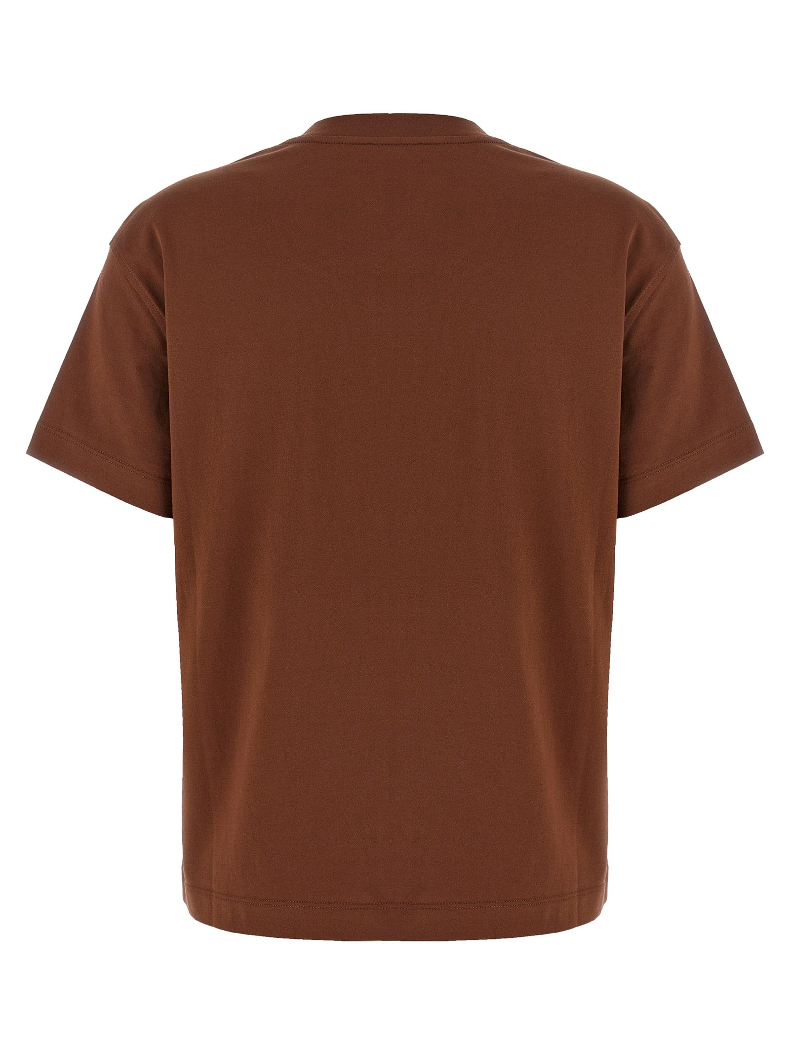 Brunello Cucinelli Brown Cotton T-Shirt