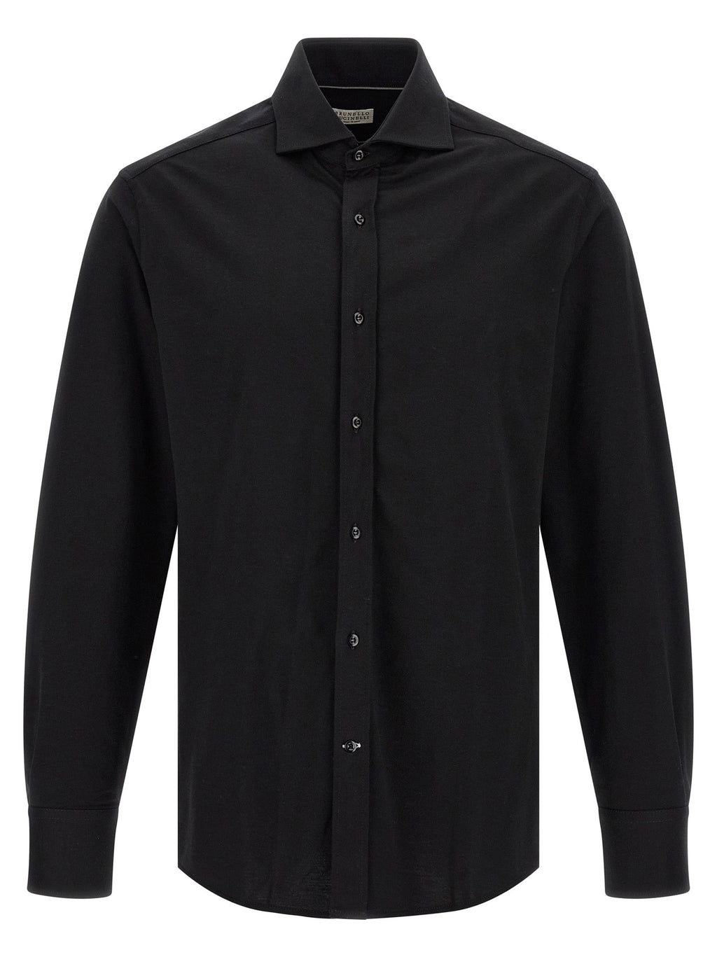 Brunello Cucinelli Black Cotton Blouse