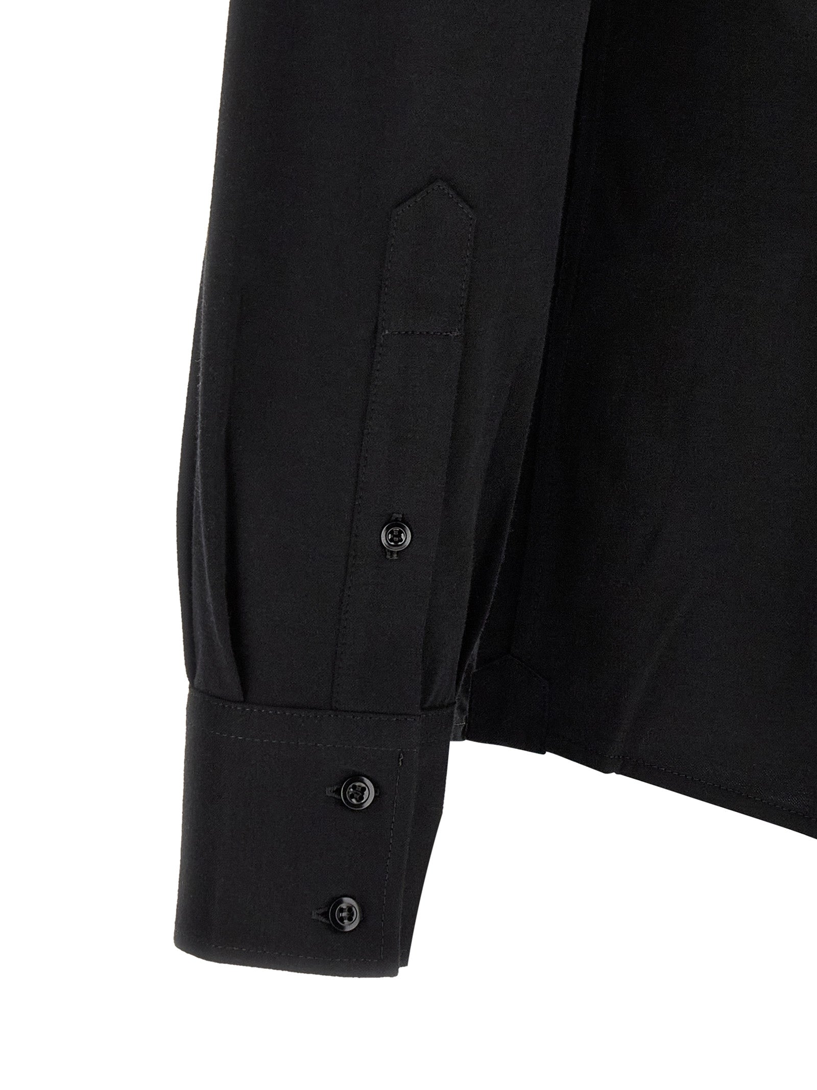 Brunello Cucinelli Black Cotton Blouse