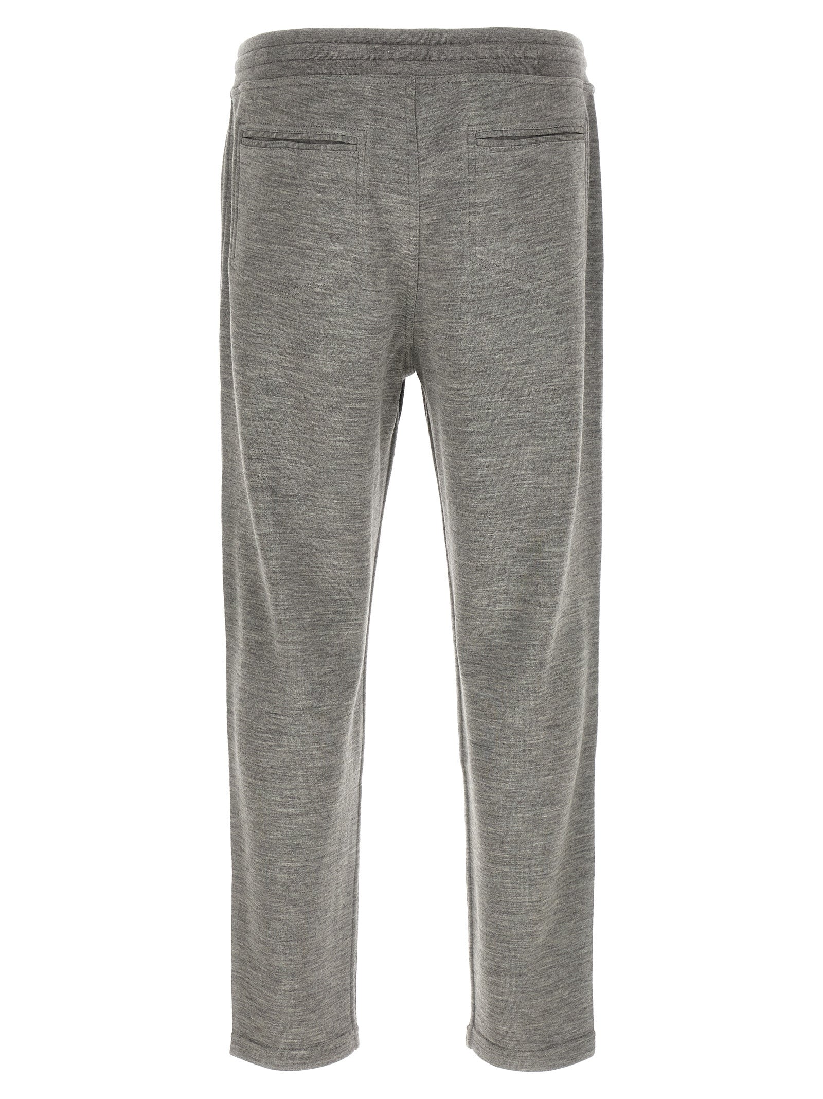 Brunello Cucinelli Gray Cashmere Joggers (Workout Pants)