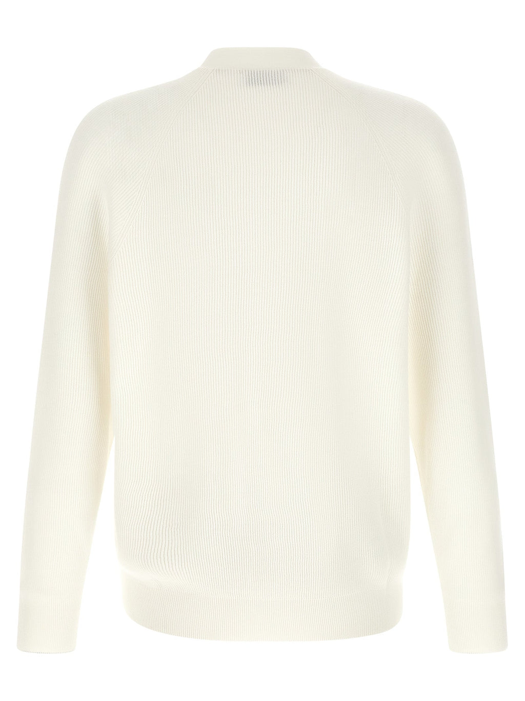 Brunello Cucinelli White Cotton Cardigan