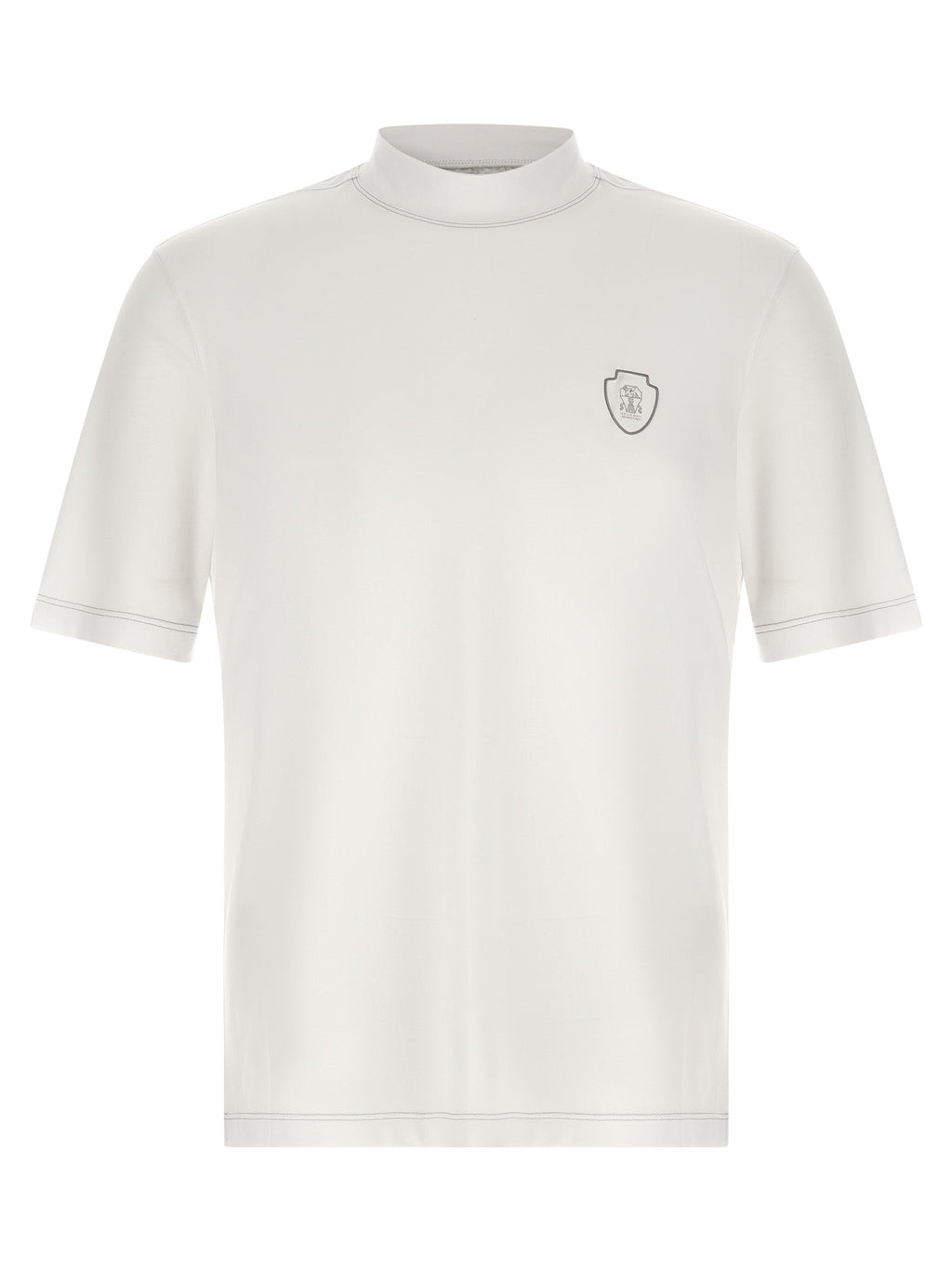 Brunello Cucinelli White Polyamide T-Shirt