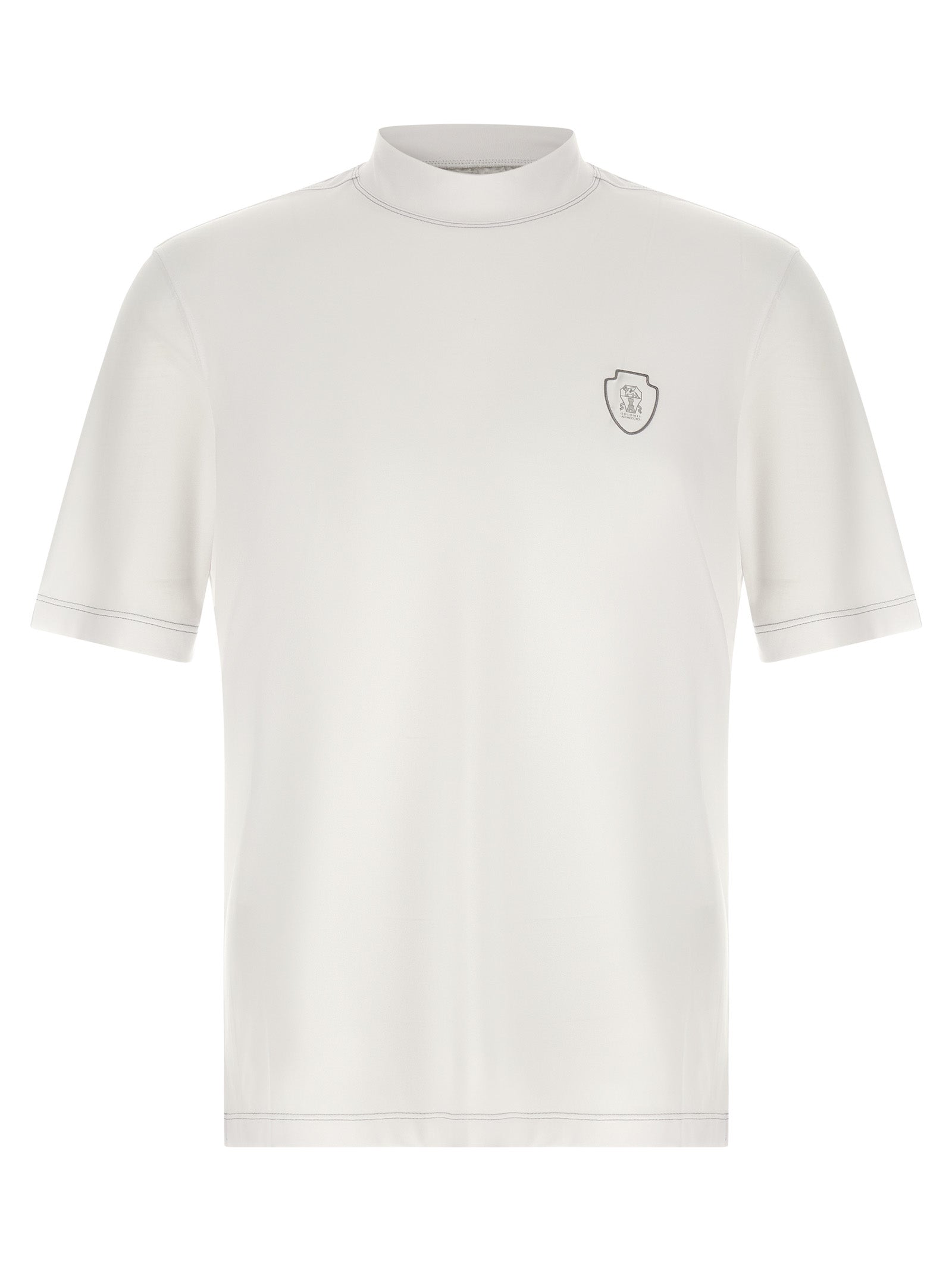Brunello Cucinelli White Polyamide T-Shirt
