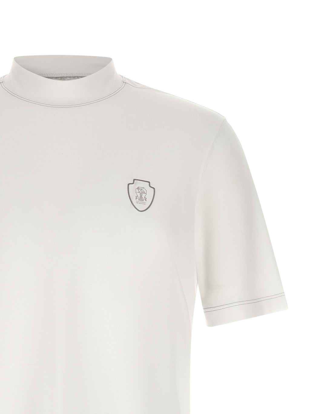 Brunello Cucinelli White Polyamide T-Shirt