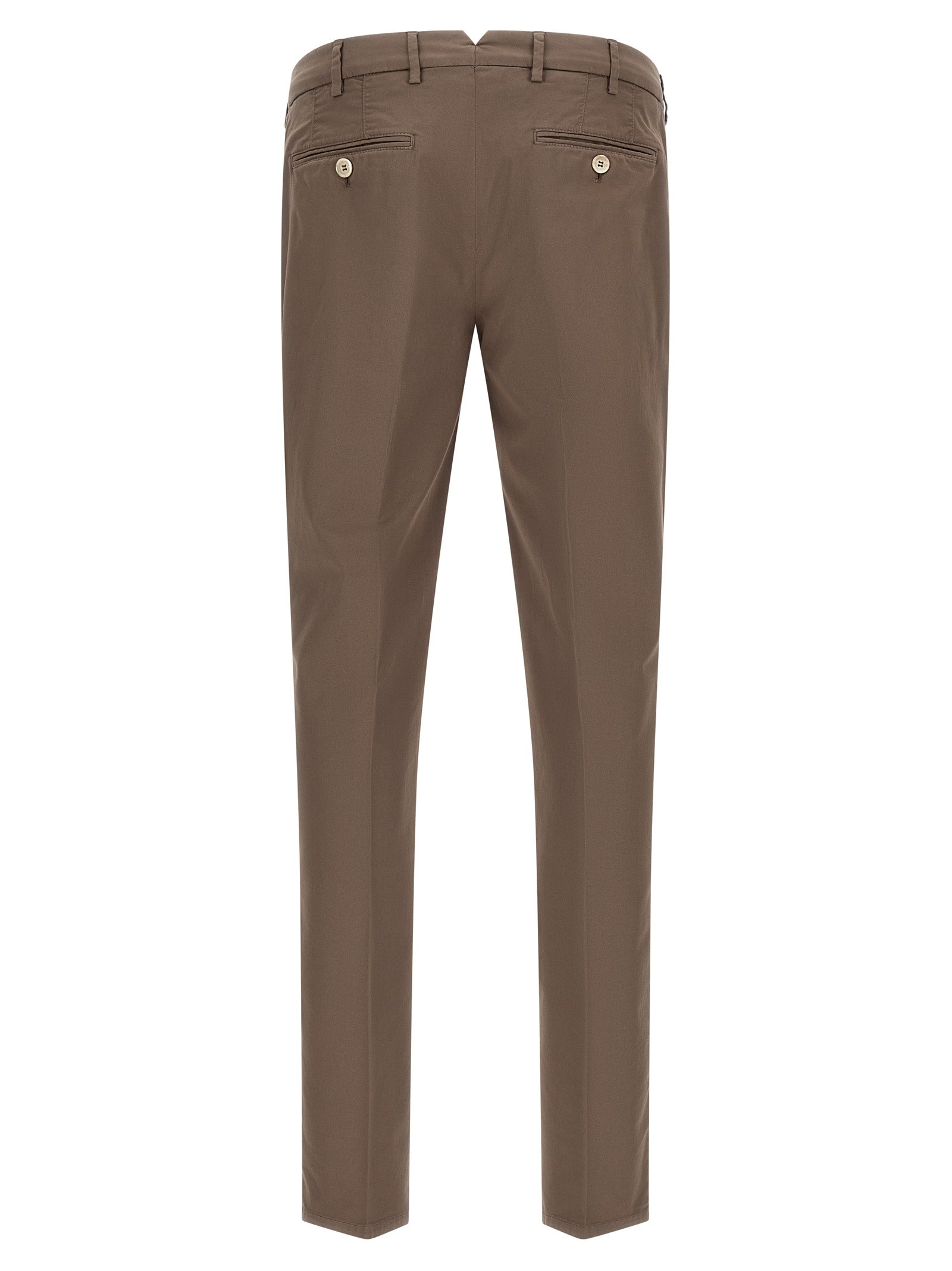Brunello Cucinelli Beige Cotton Casual Pants