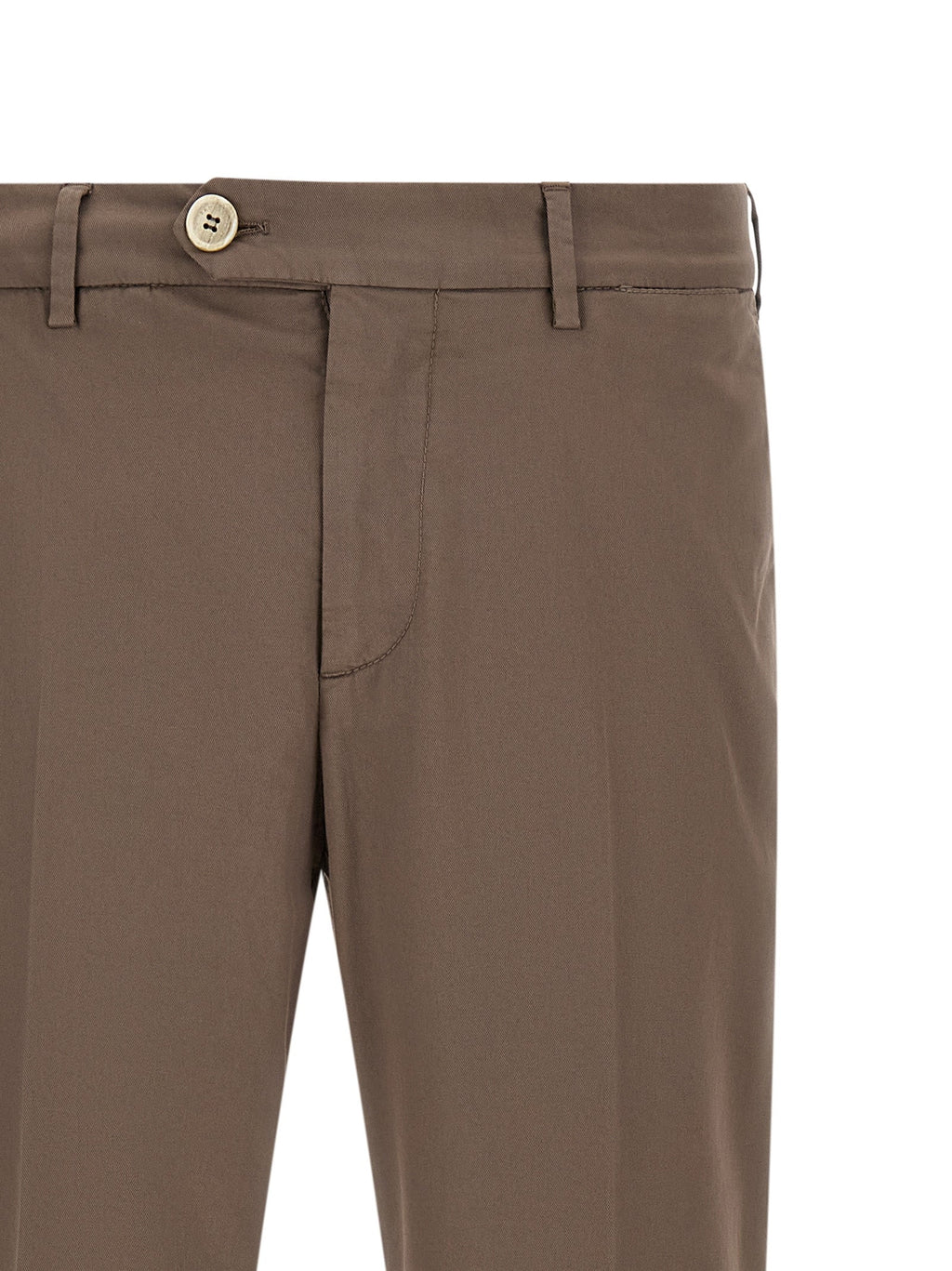 Brunello Cucinelli Beige Cotton Casual Pants