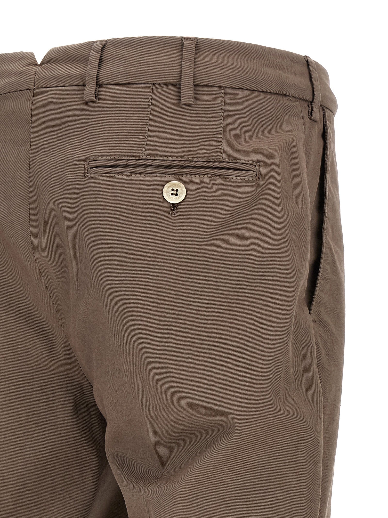 Brunello Cucinelli Beige Cotton Casual Pants