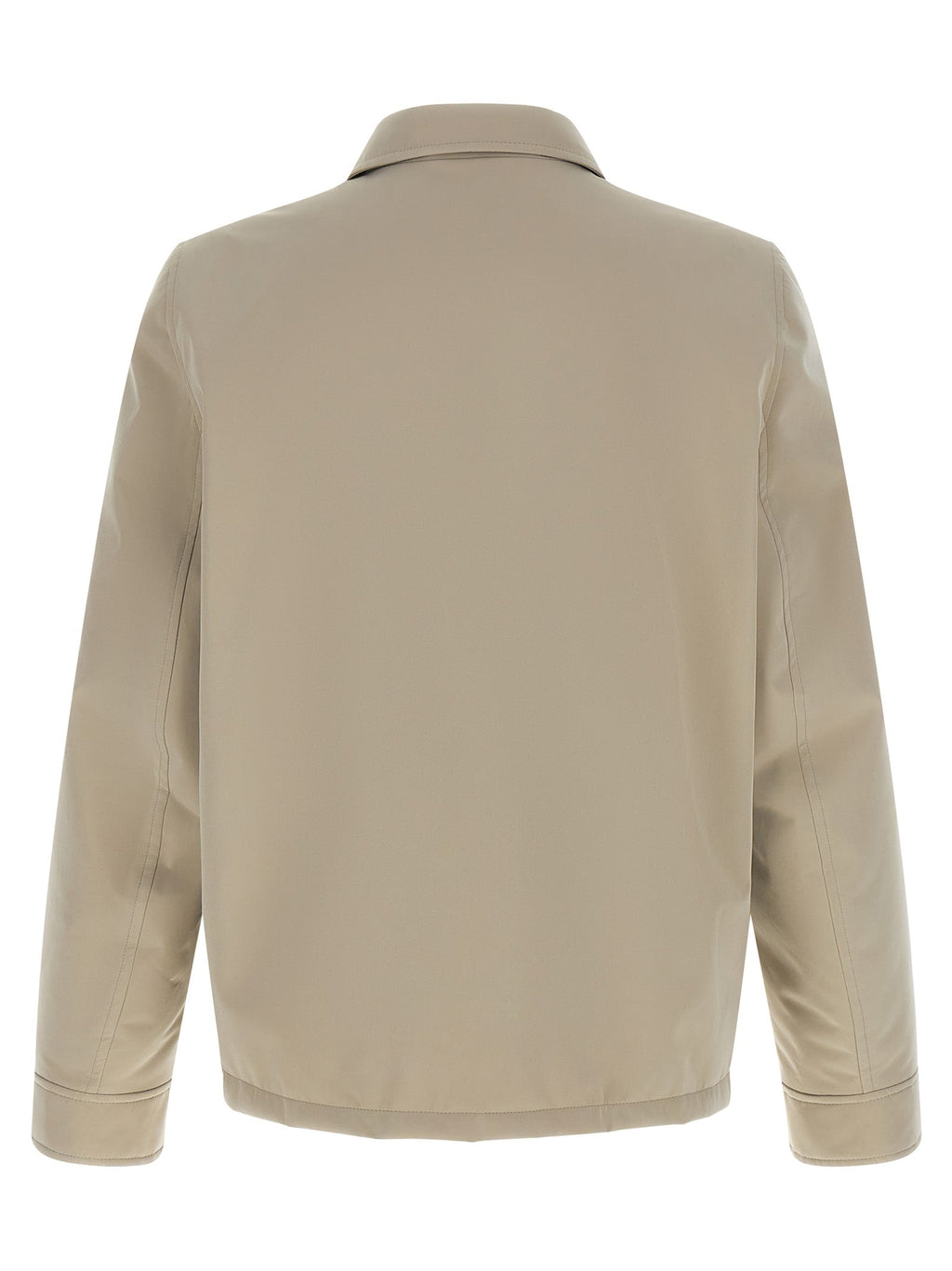 Brunello Cucinelli Gray Polyester Full-Length Jacket
