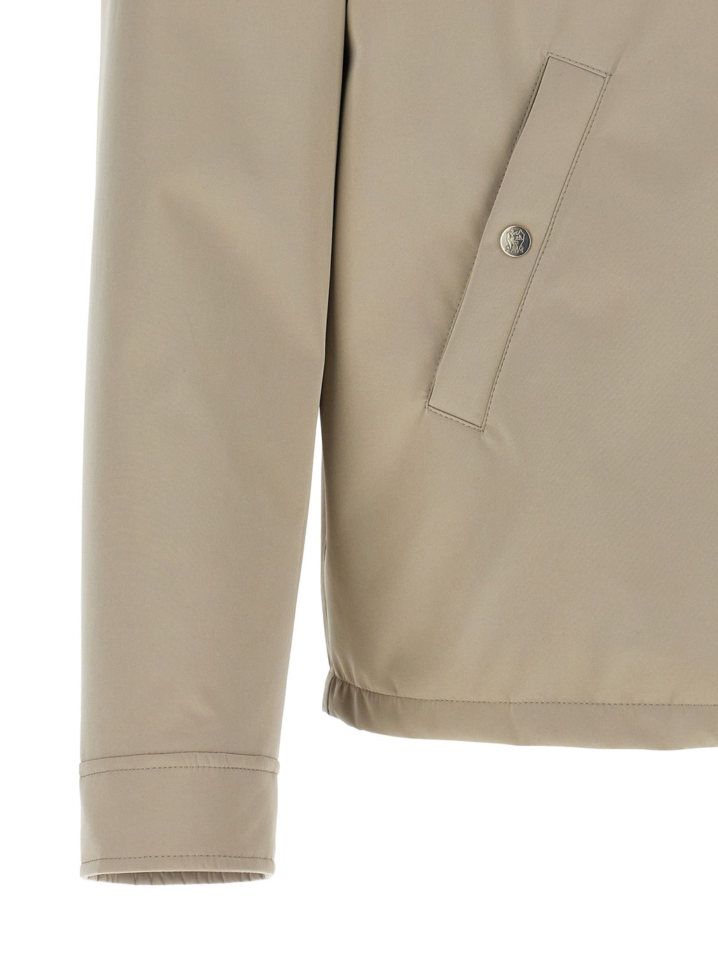 Brunello Cucinelli Gray Polyester Full-Length Jacket