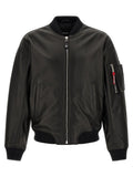 Dsquared² Black Leather Leather Jacket